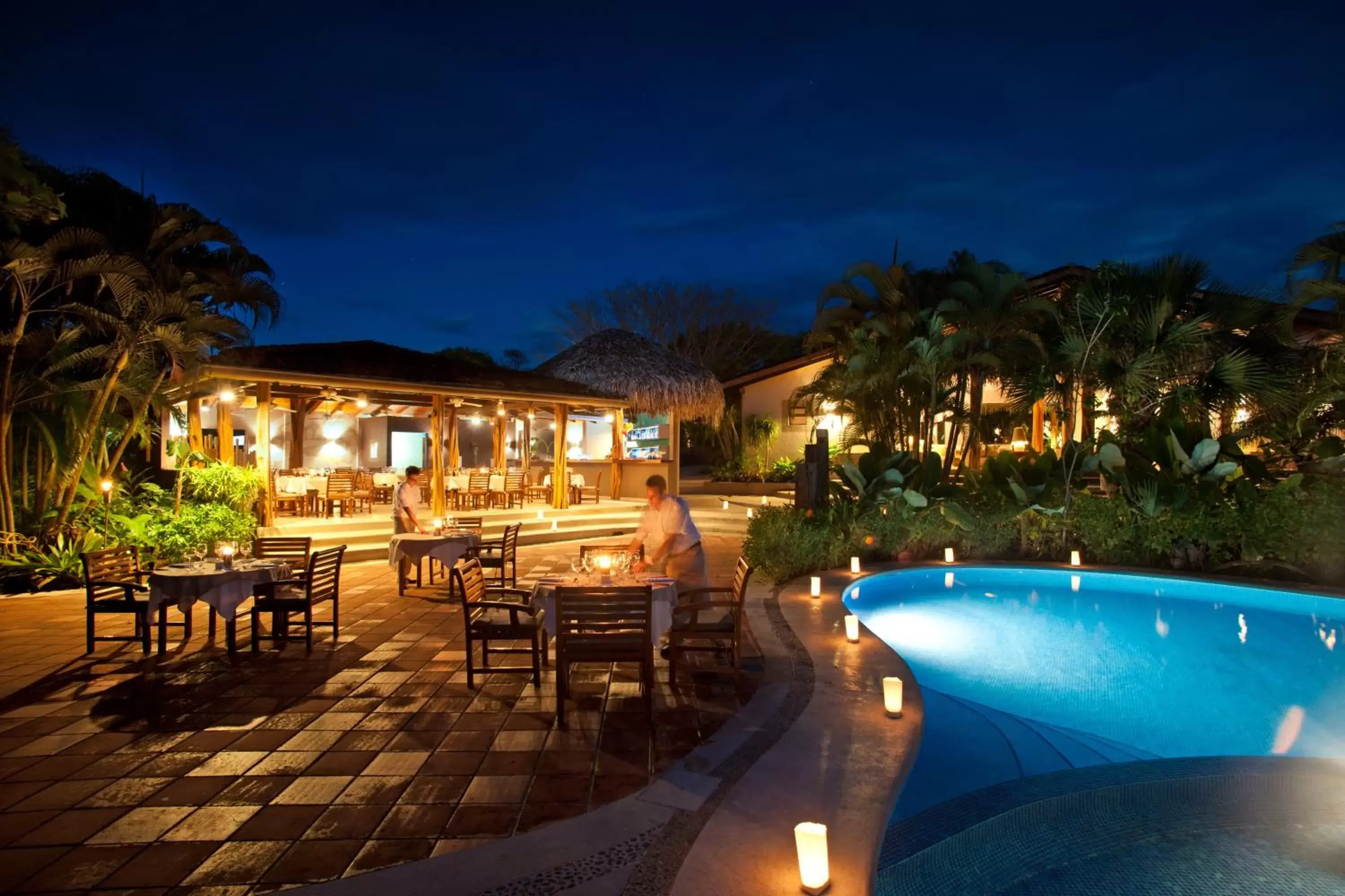 Night, Swimming Pool in Cala Luna Boutique Hotel & Villas