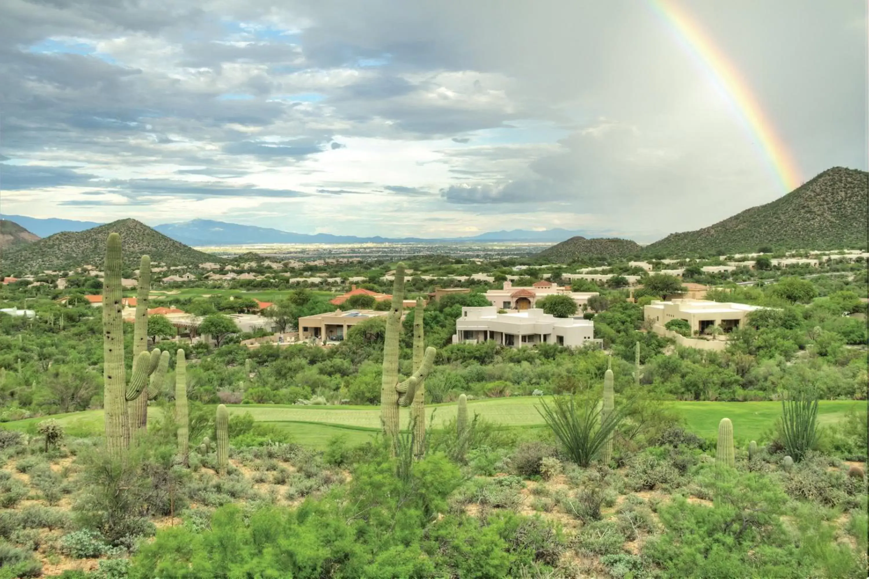 Golfcourse in Starr Pass Golf Suites
