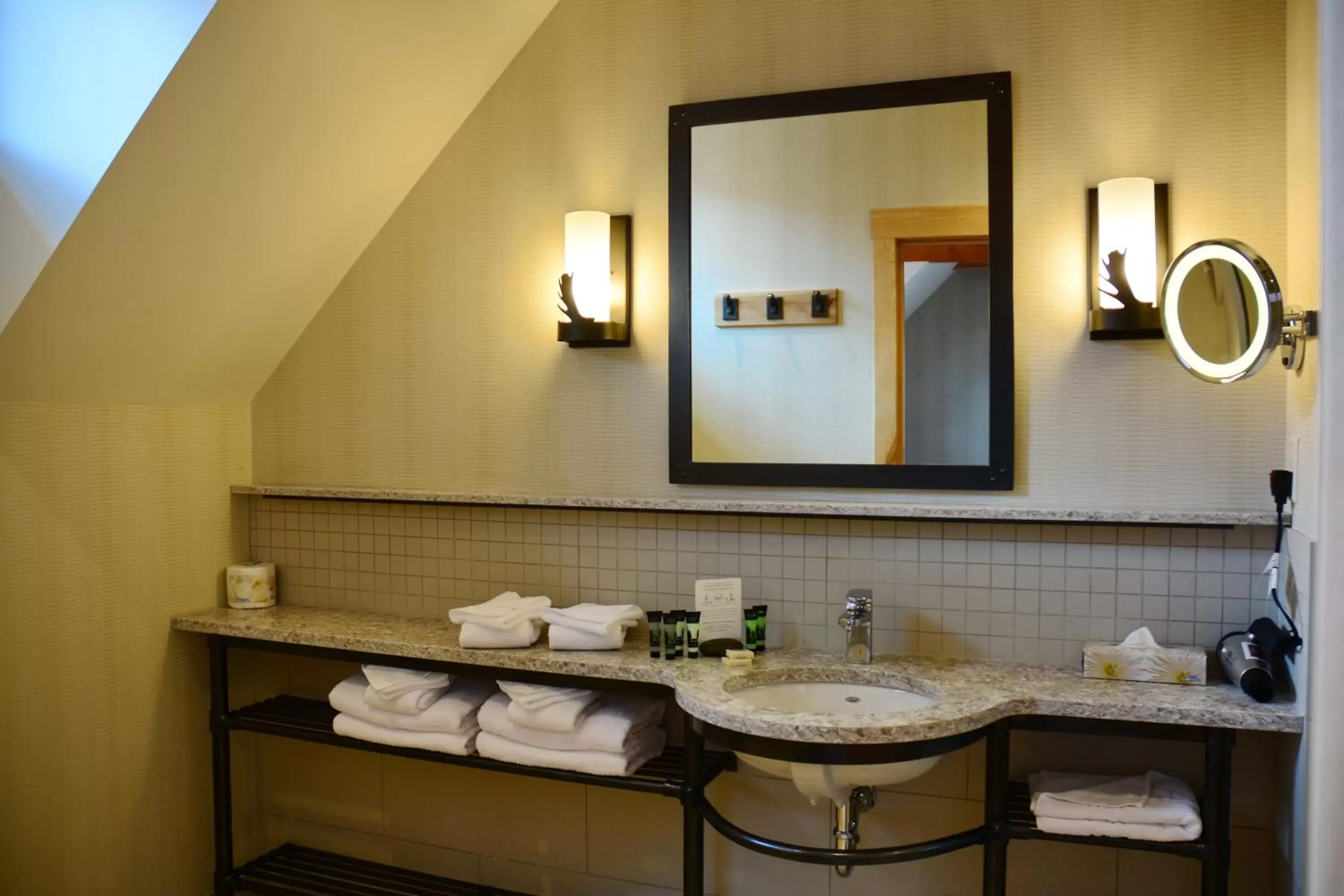 Bathroom in Moose Hotel and Suites