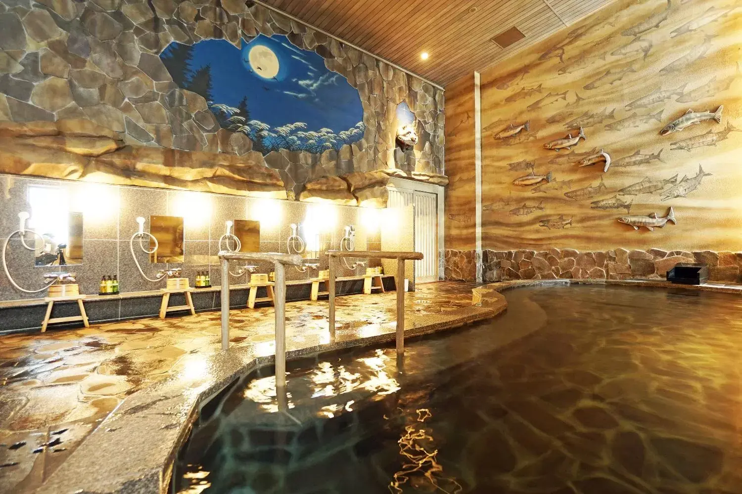 Hot Spring Bath, Swimming Pool in La'gent Stay Sapporo Odori Hokkaido