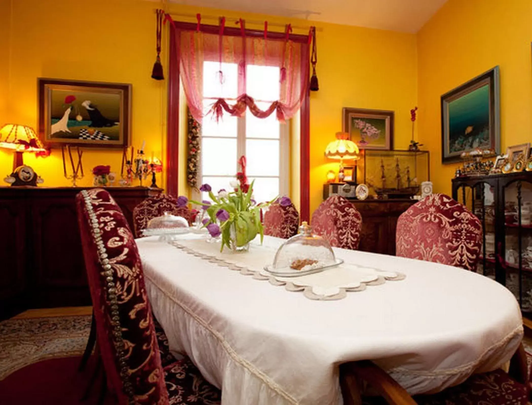 Dining area, Restaurant/Places to Eat in La Demeure aux Hortensias