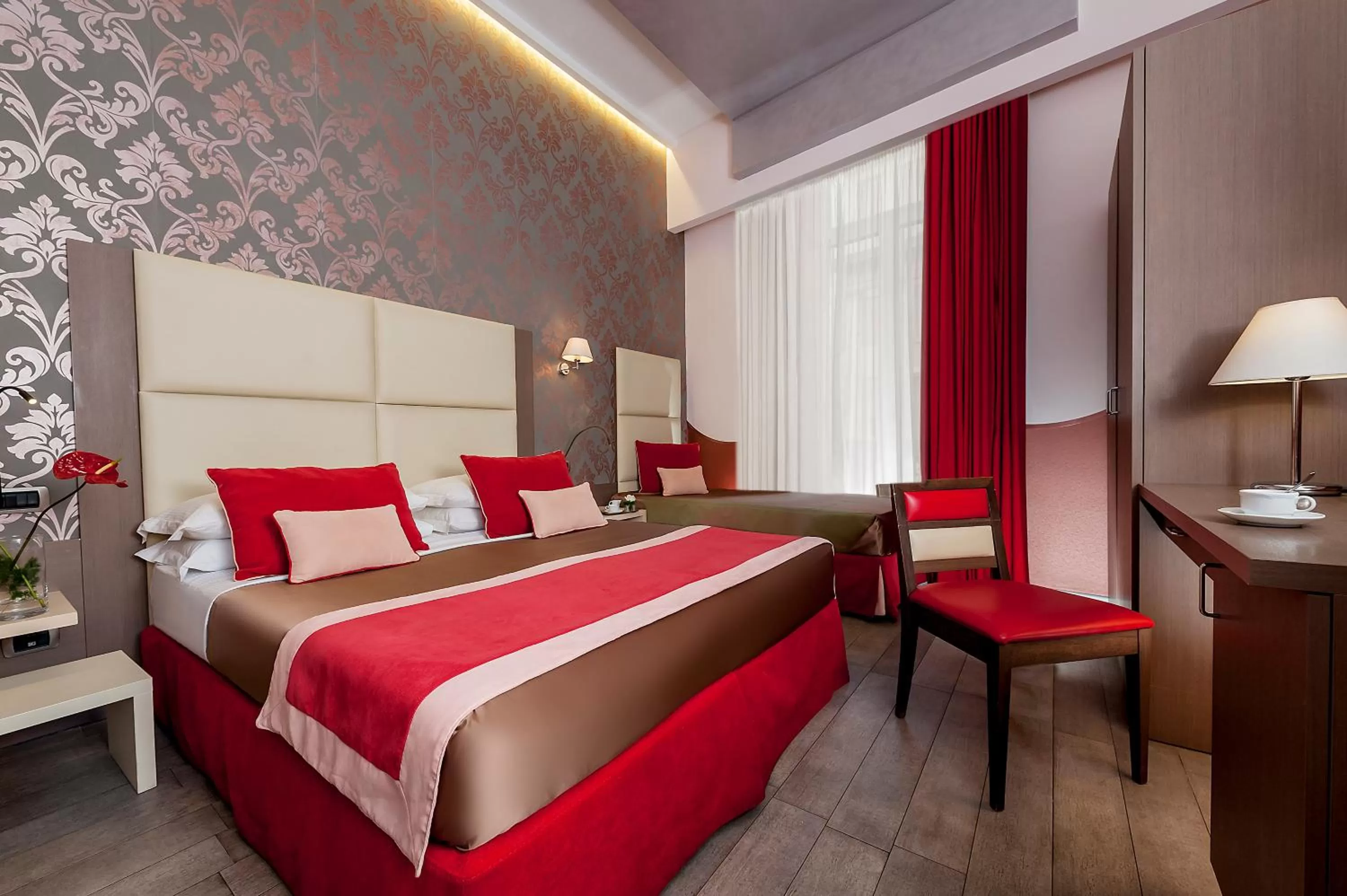 Bed in Demetra Hotel