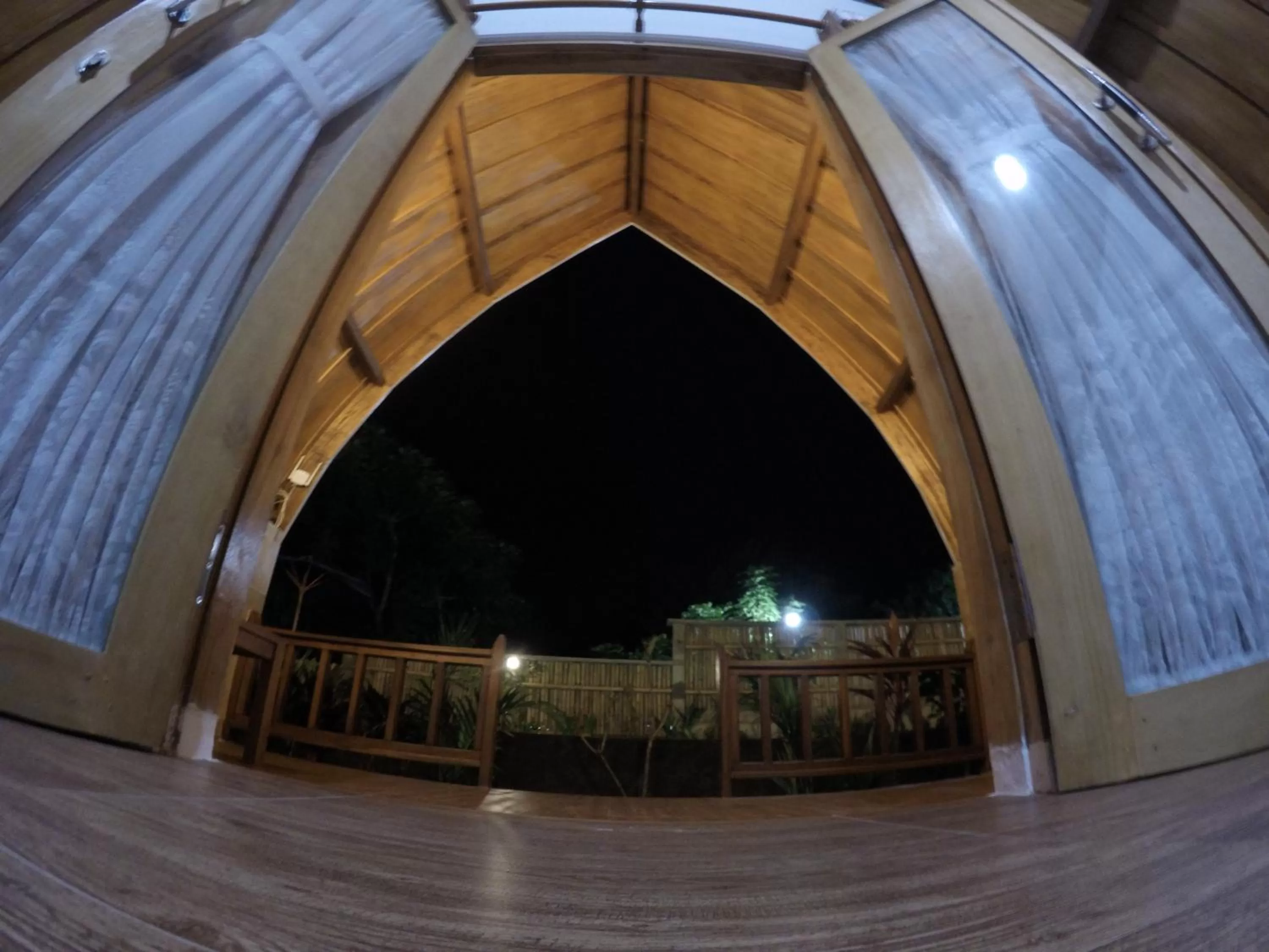 Decorative detail in Uki village bungalows