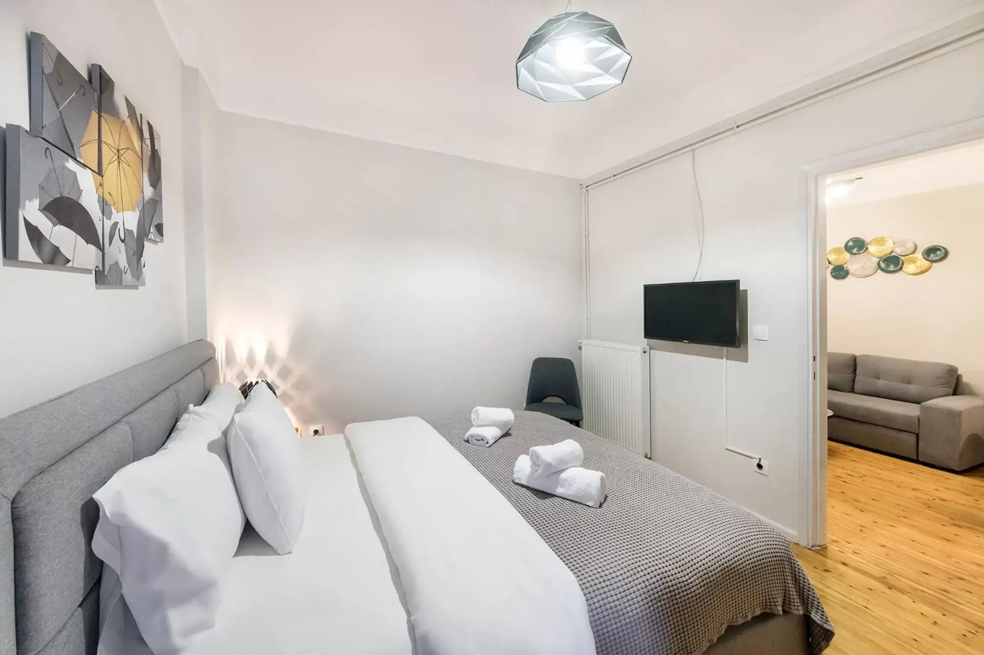 Bed in Porto Sea View Apartments - Kypriou