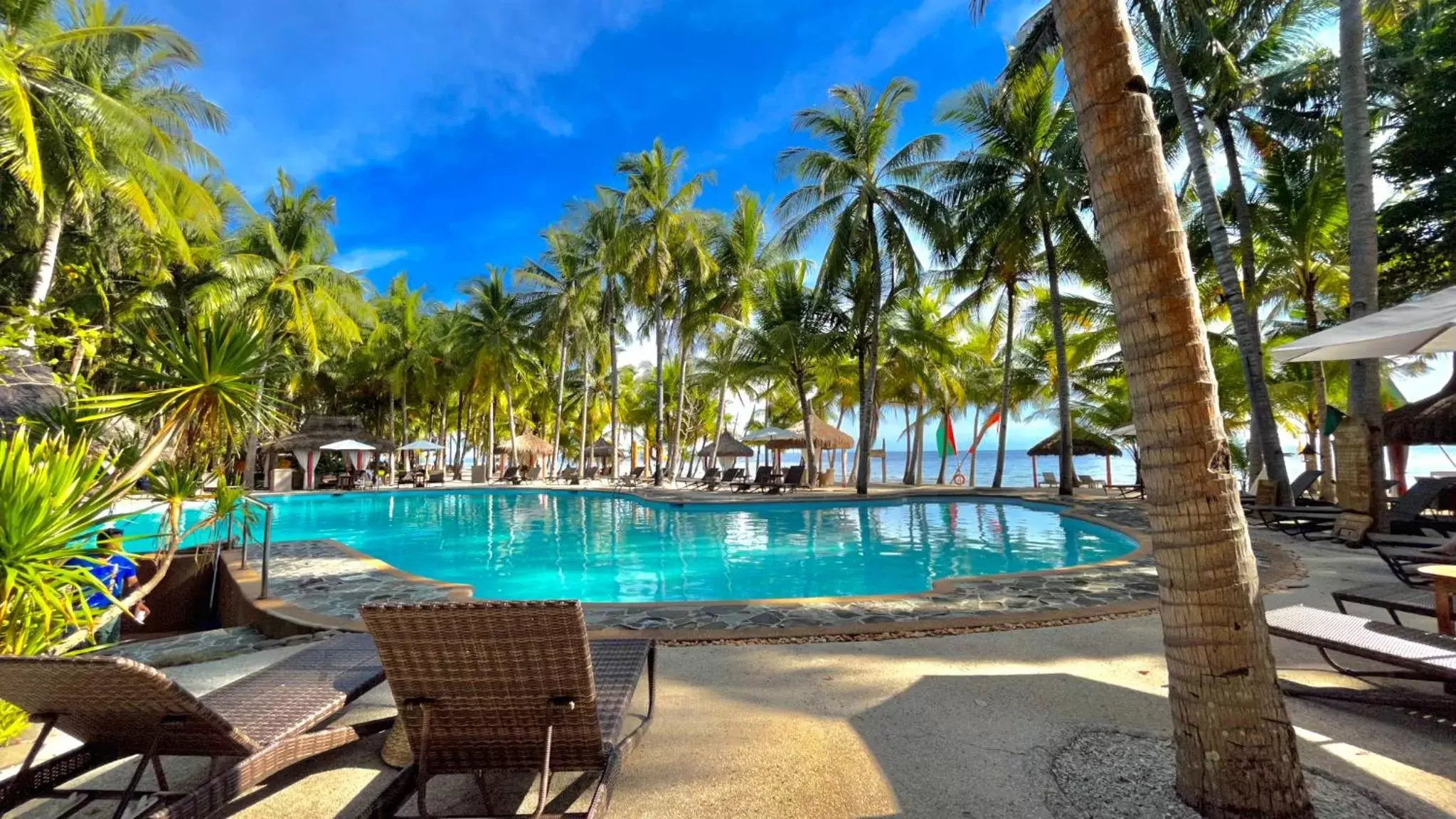 Swimming Pool in Coco Grove Beach Resort, Siquijor Island