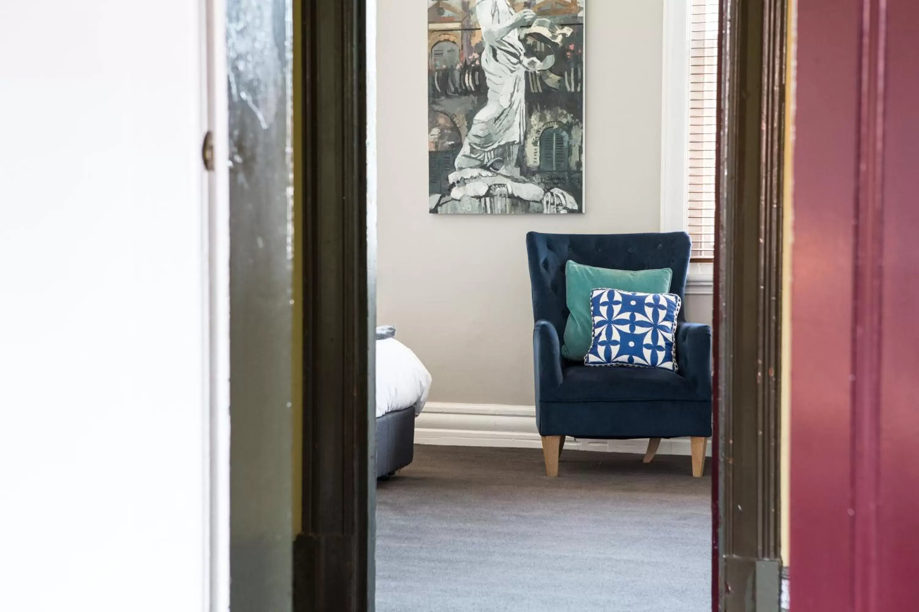 Bedroom, Seating Area in Healesville Hotel