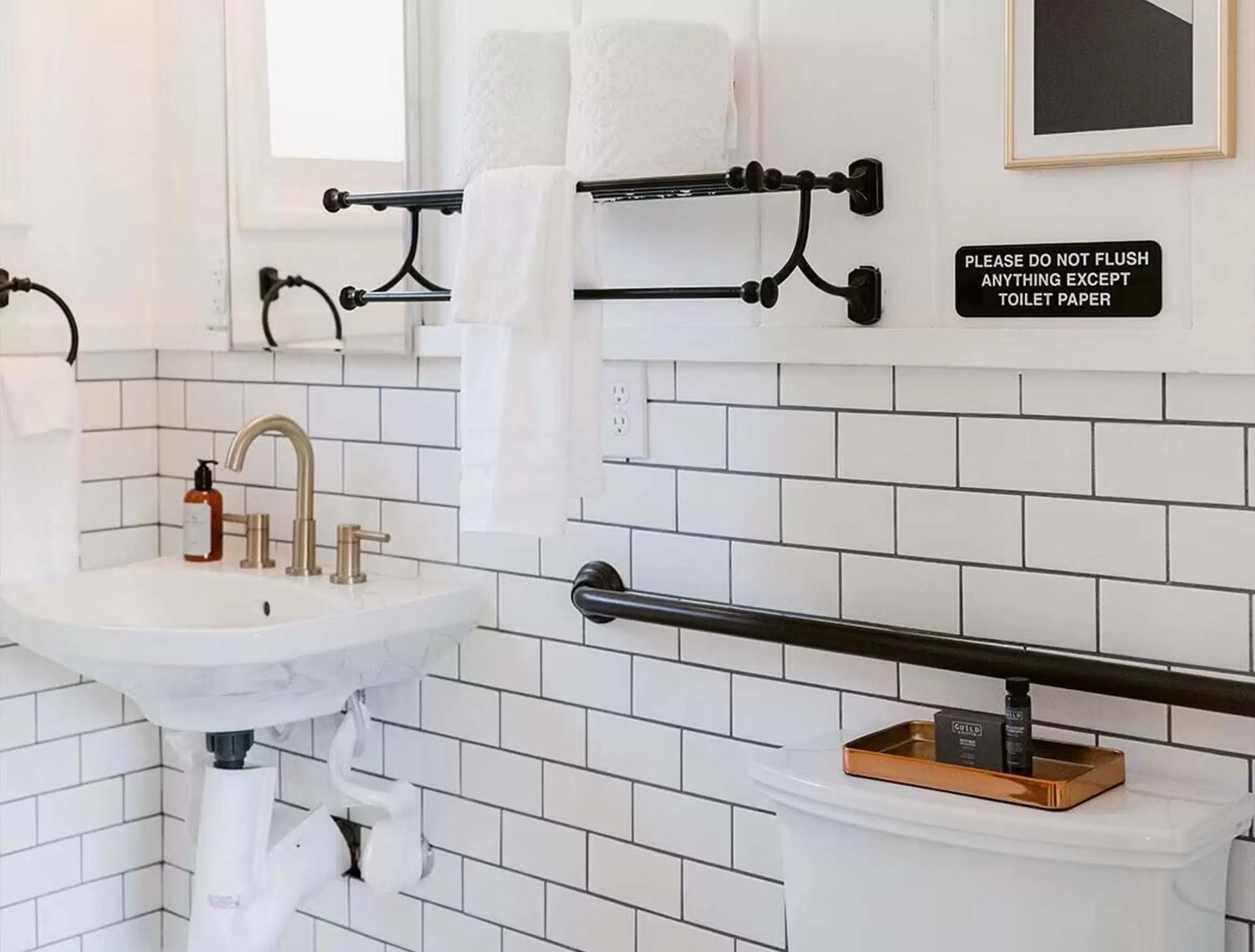 Bathroom in Grand Pine Cabins