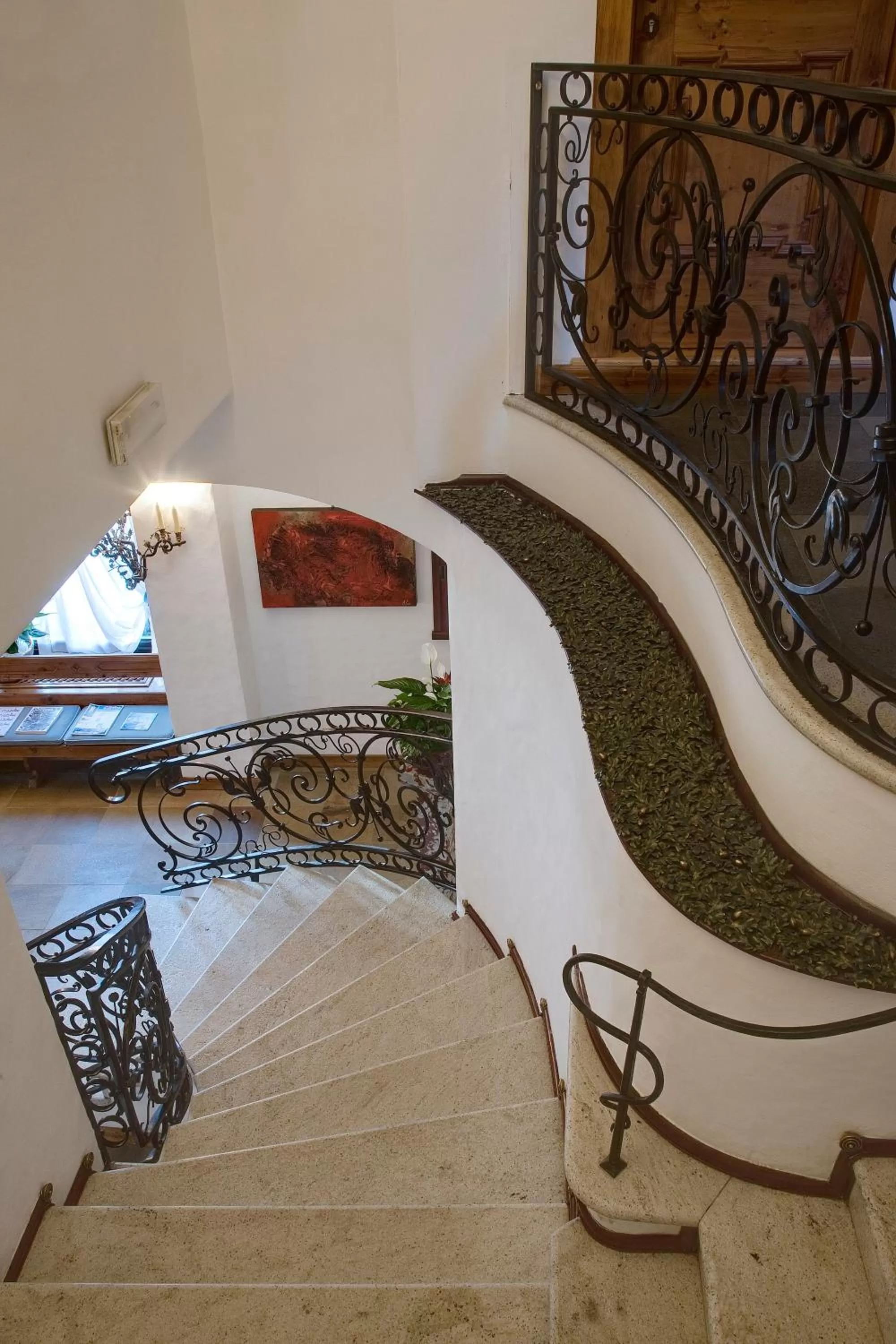 Decorative detail in Hotel Cortina