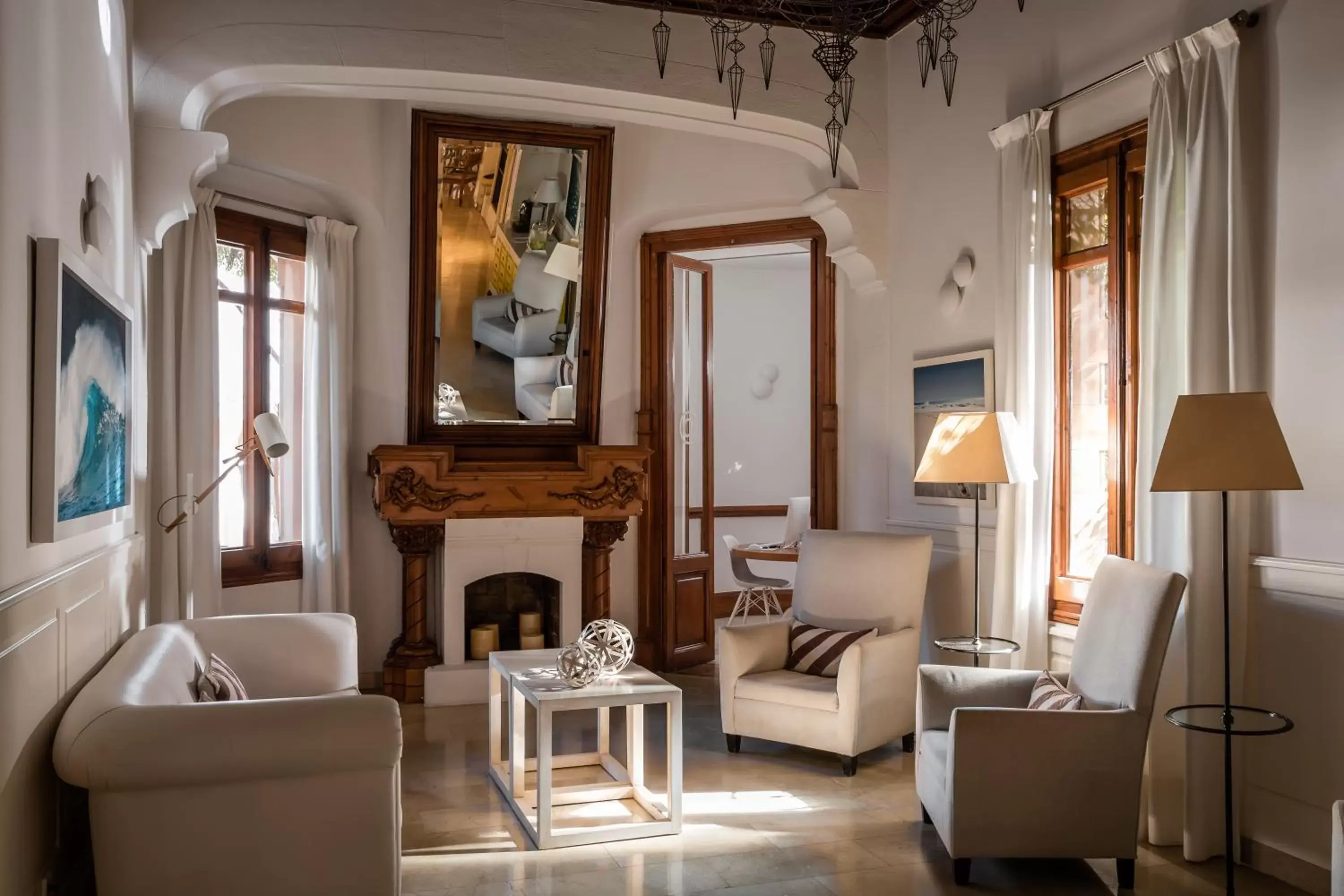 Living room, Seating Area in Hotel Medium Sitges Park