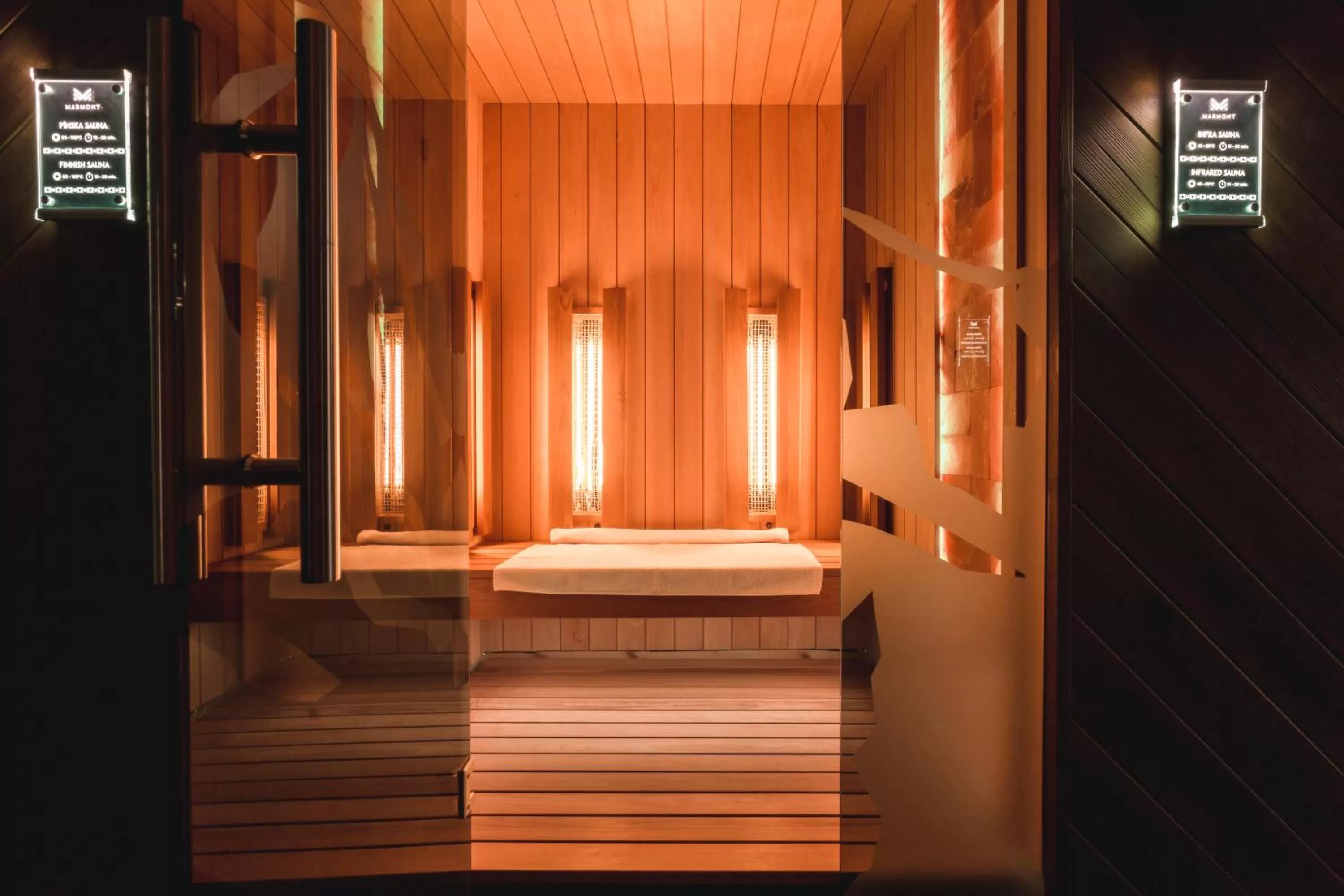Sauna, Bed in ARIETES MARMONT Resort