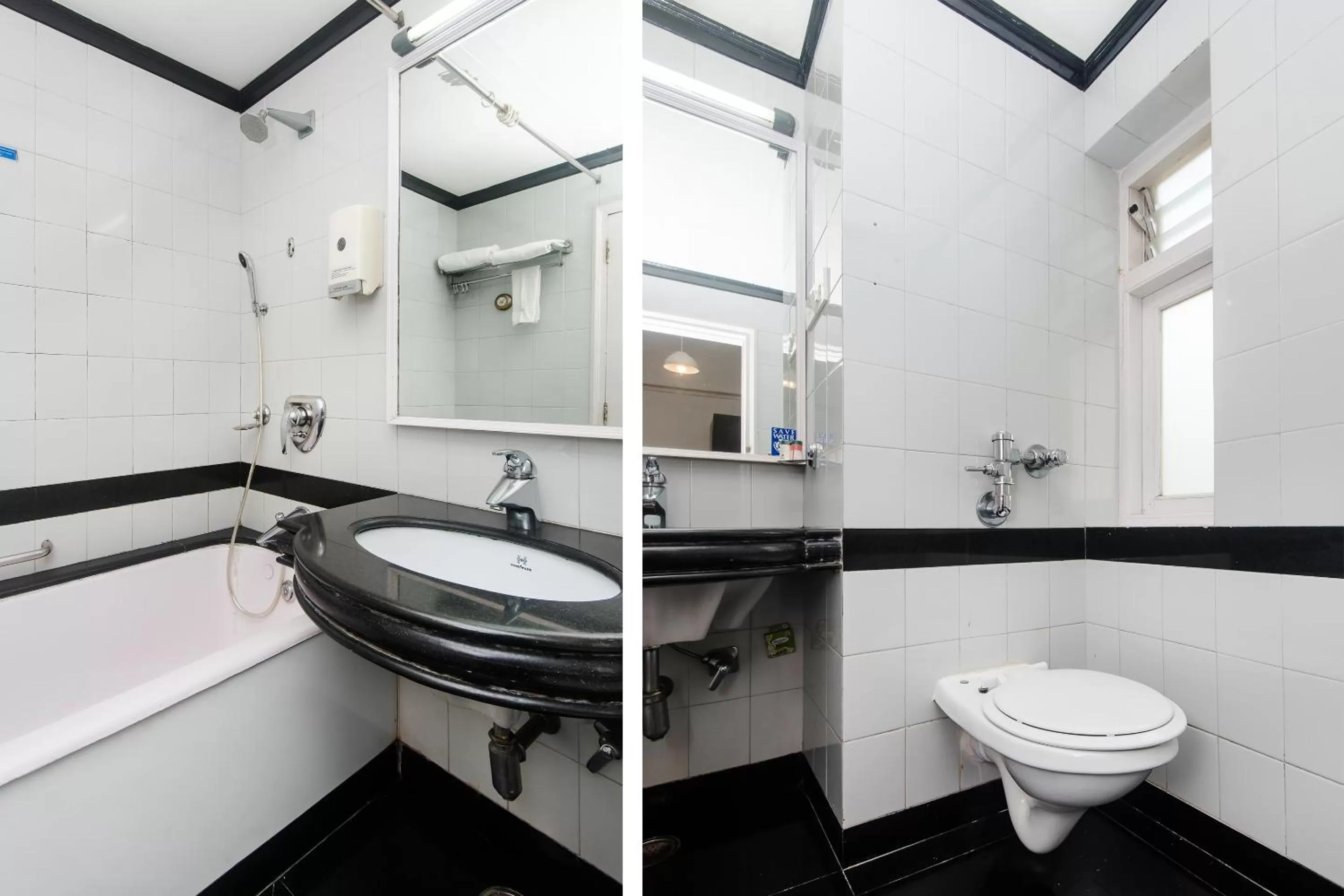 Bathroom in West End Hotel Opp Bombay Hospital