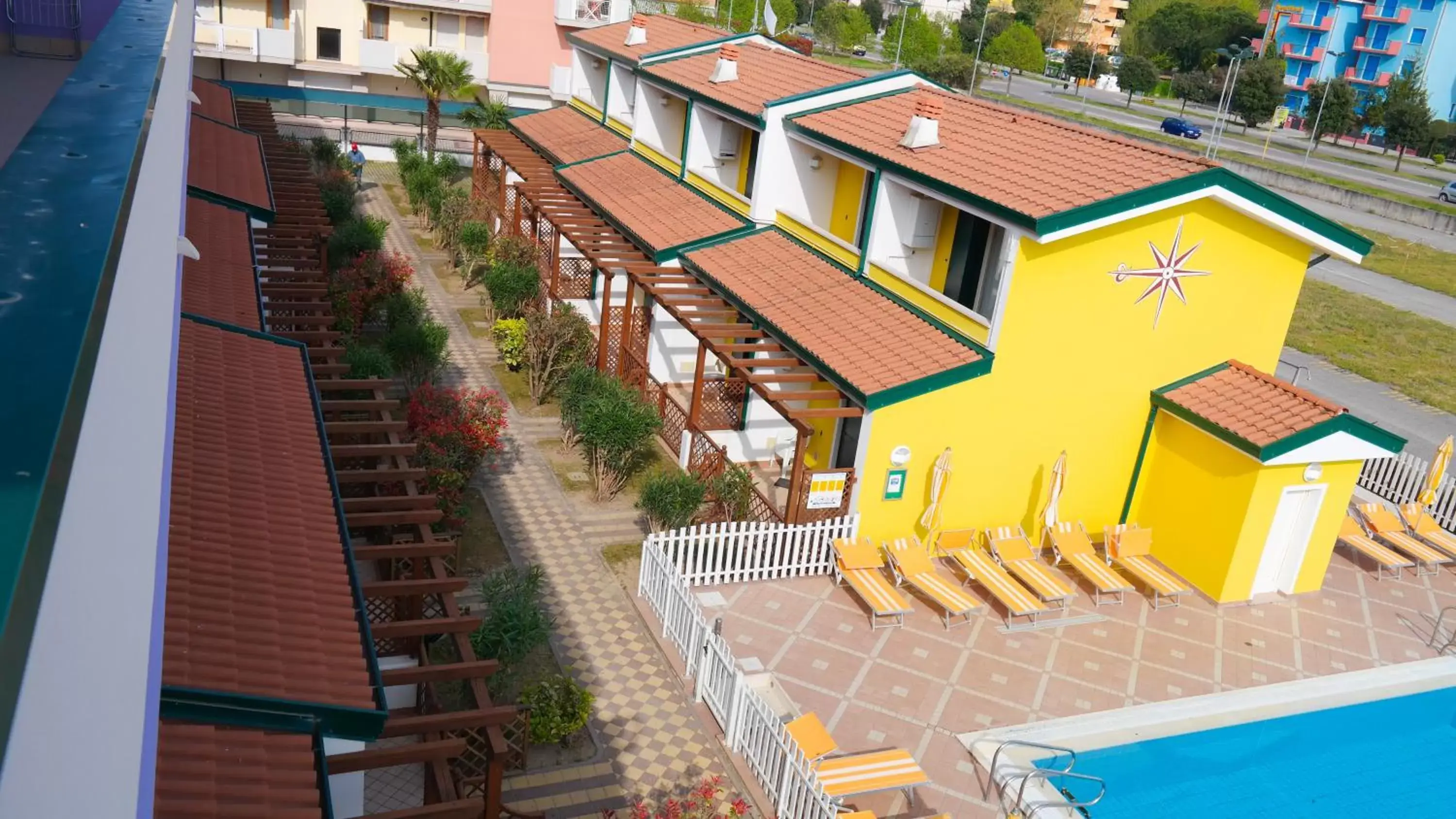 Balcony/Terrace, Pool View in Villaggio Margherita
