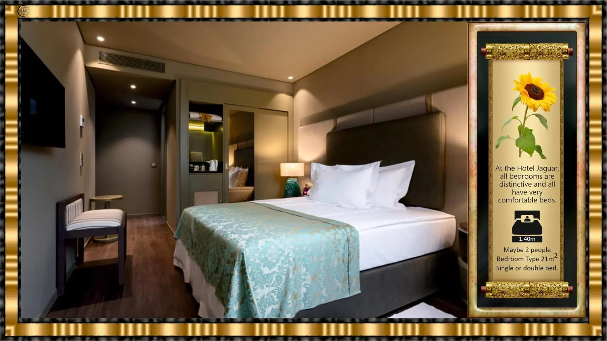 Bed in Hotel Jaguar Oporto - Airport to Hotel and City is a free Shuttle Service