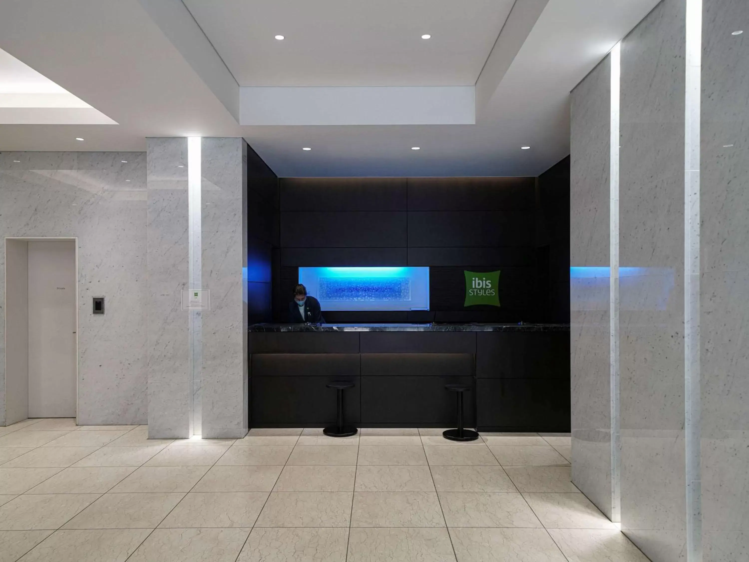 Property building, TV/Entertainment Center in ibis Styles Tokyo Ginza