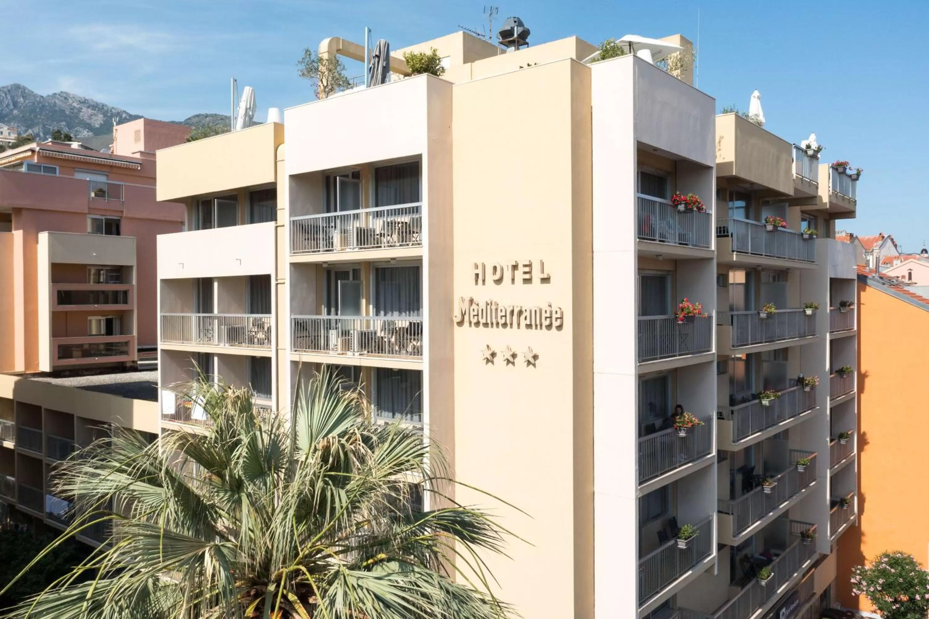 Property building in Best Western Hotel Mediterranee Menton