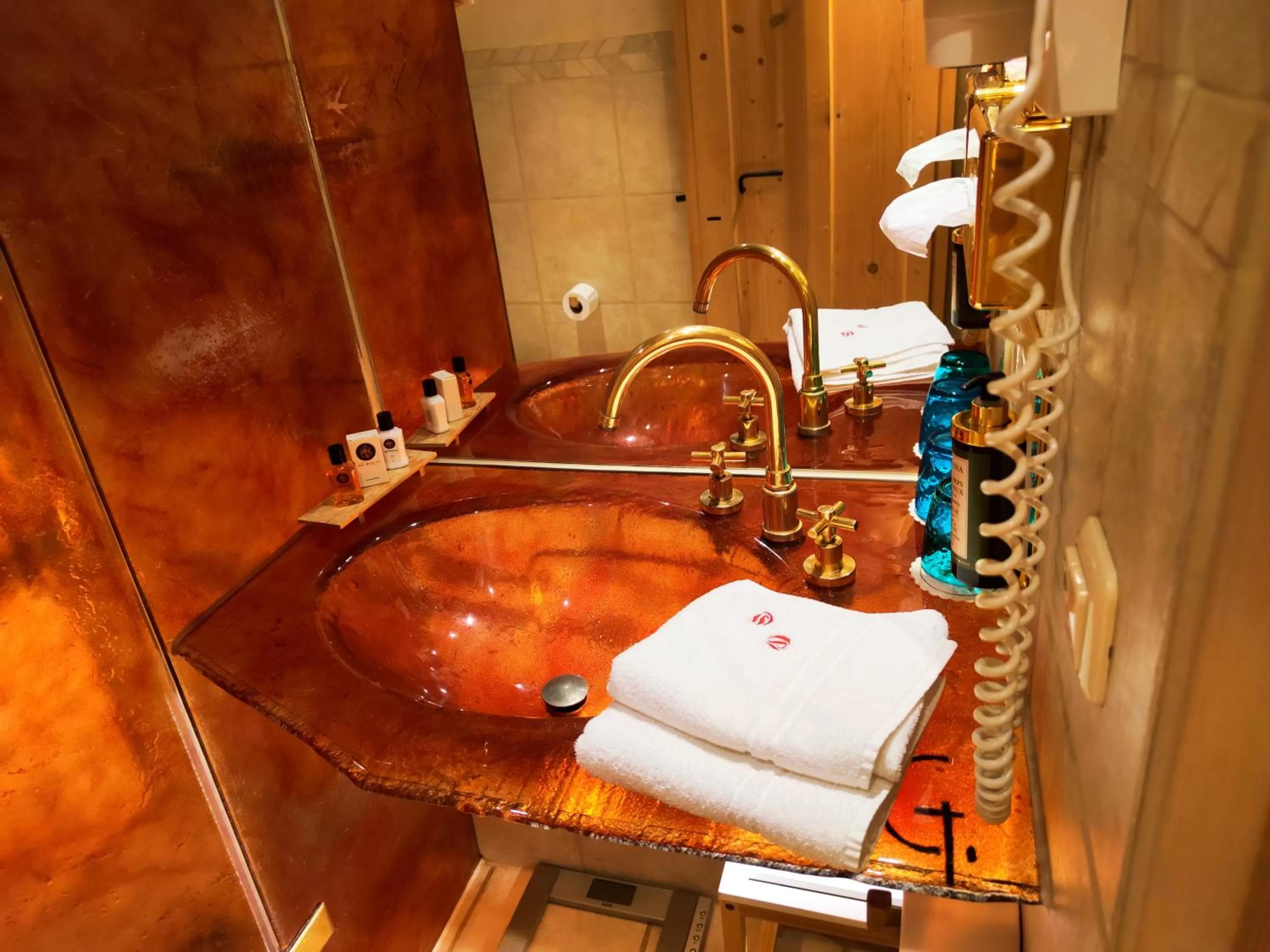 Shower in Hotel San Gabriele