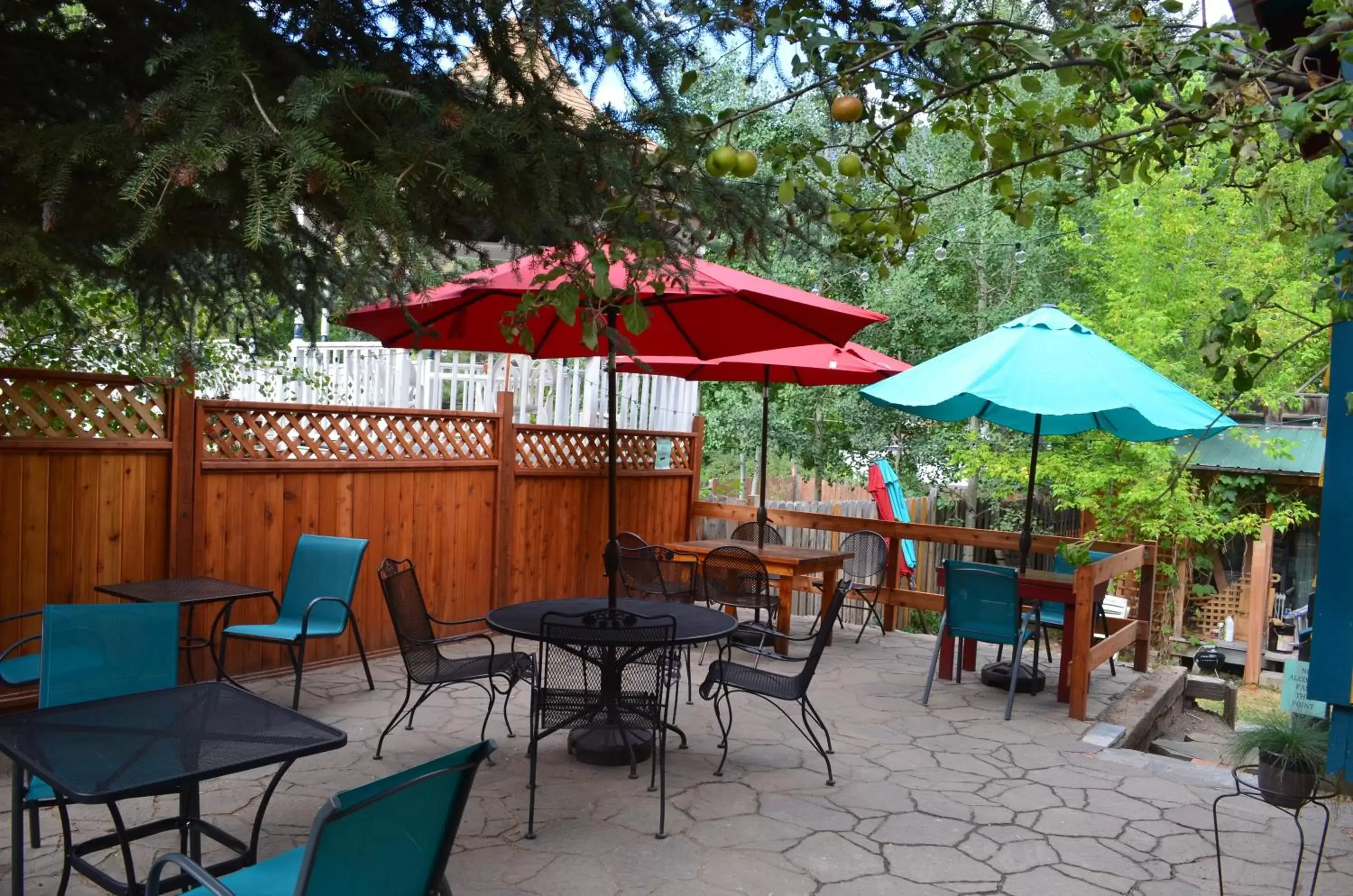 Patio, Restaurant/Places to Eat in The Ouray Main Street Inn