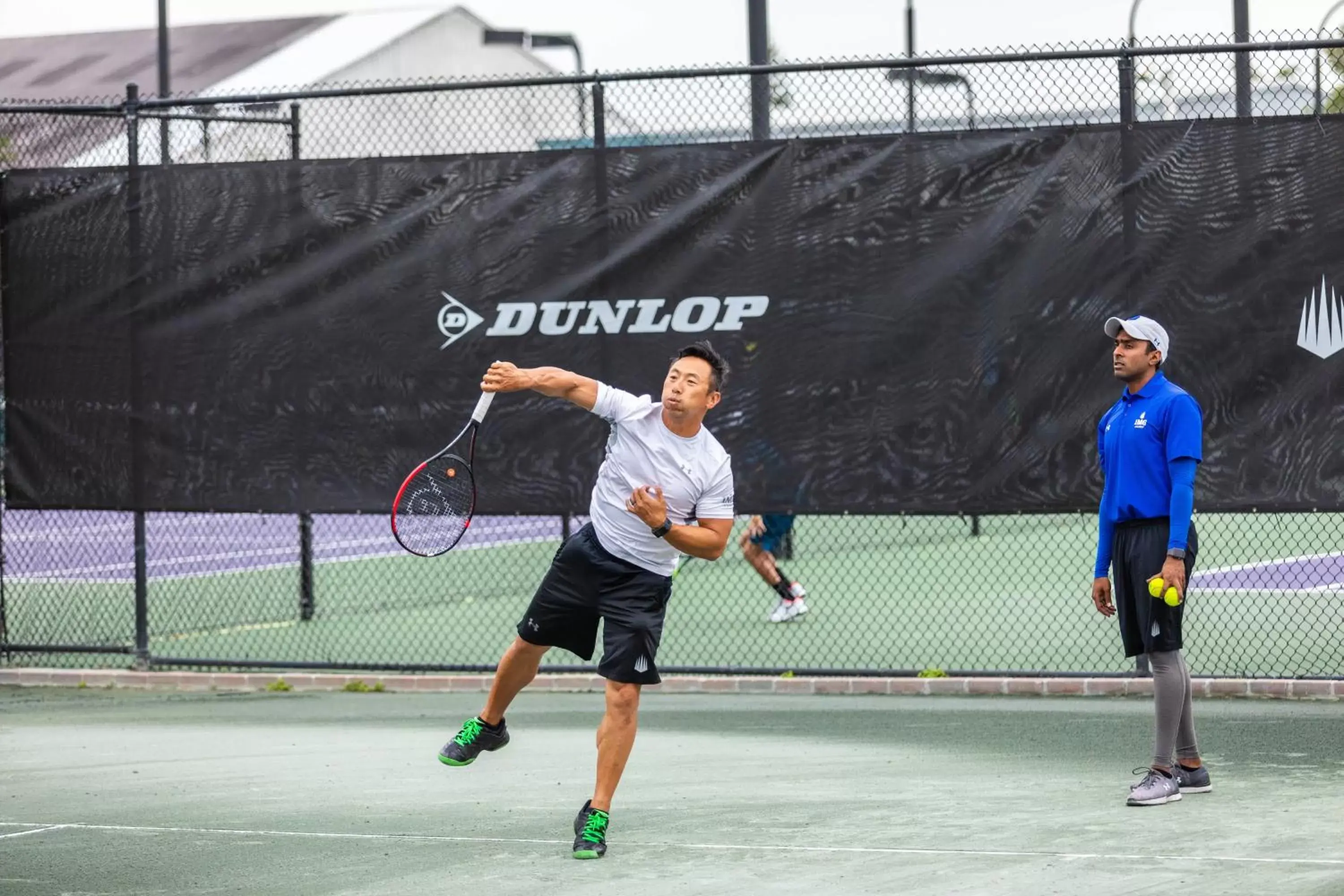 Tennis court in Legacy Hotel at IMG Academy