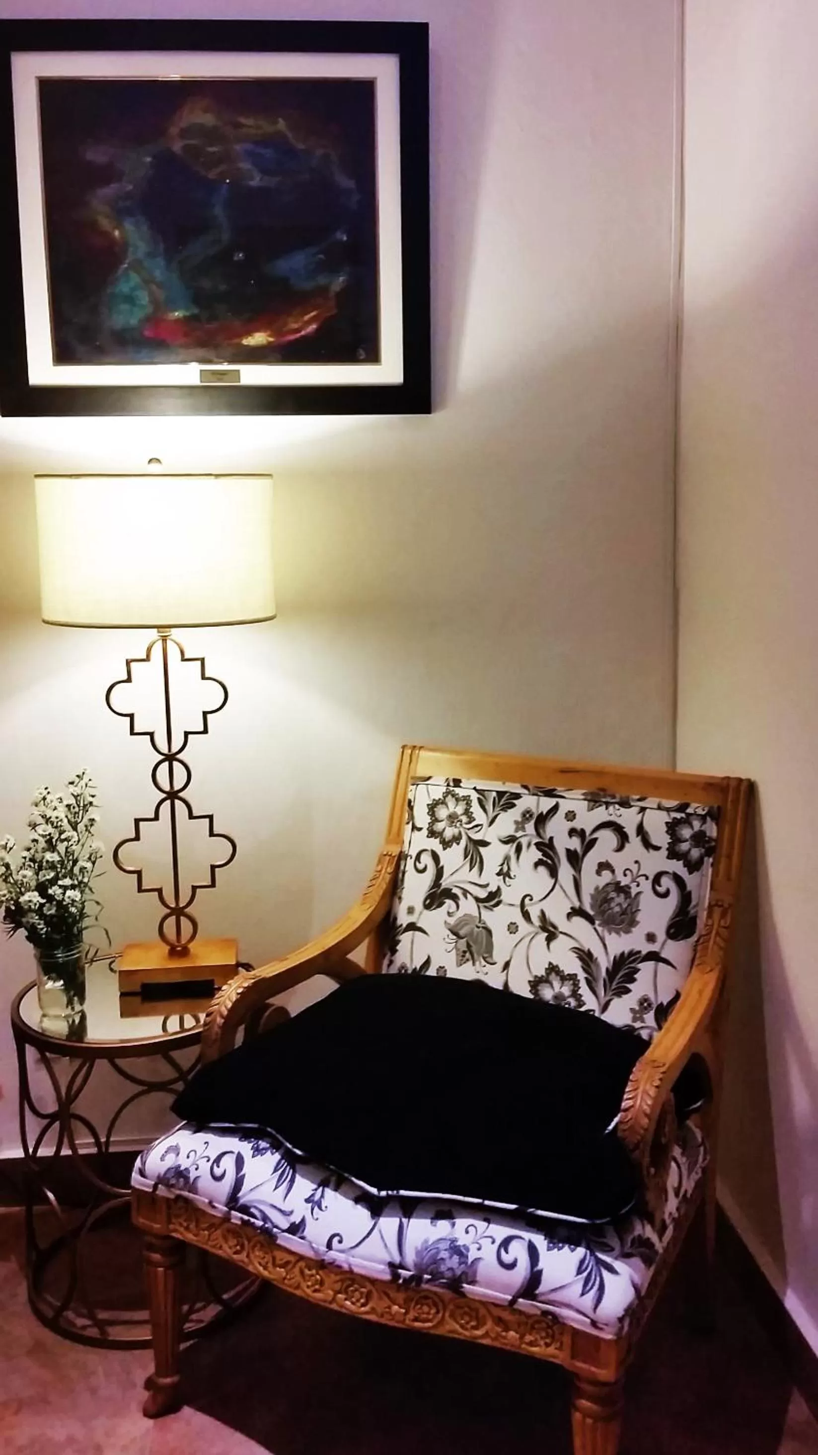 Seating area in La Isabela Suites