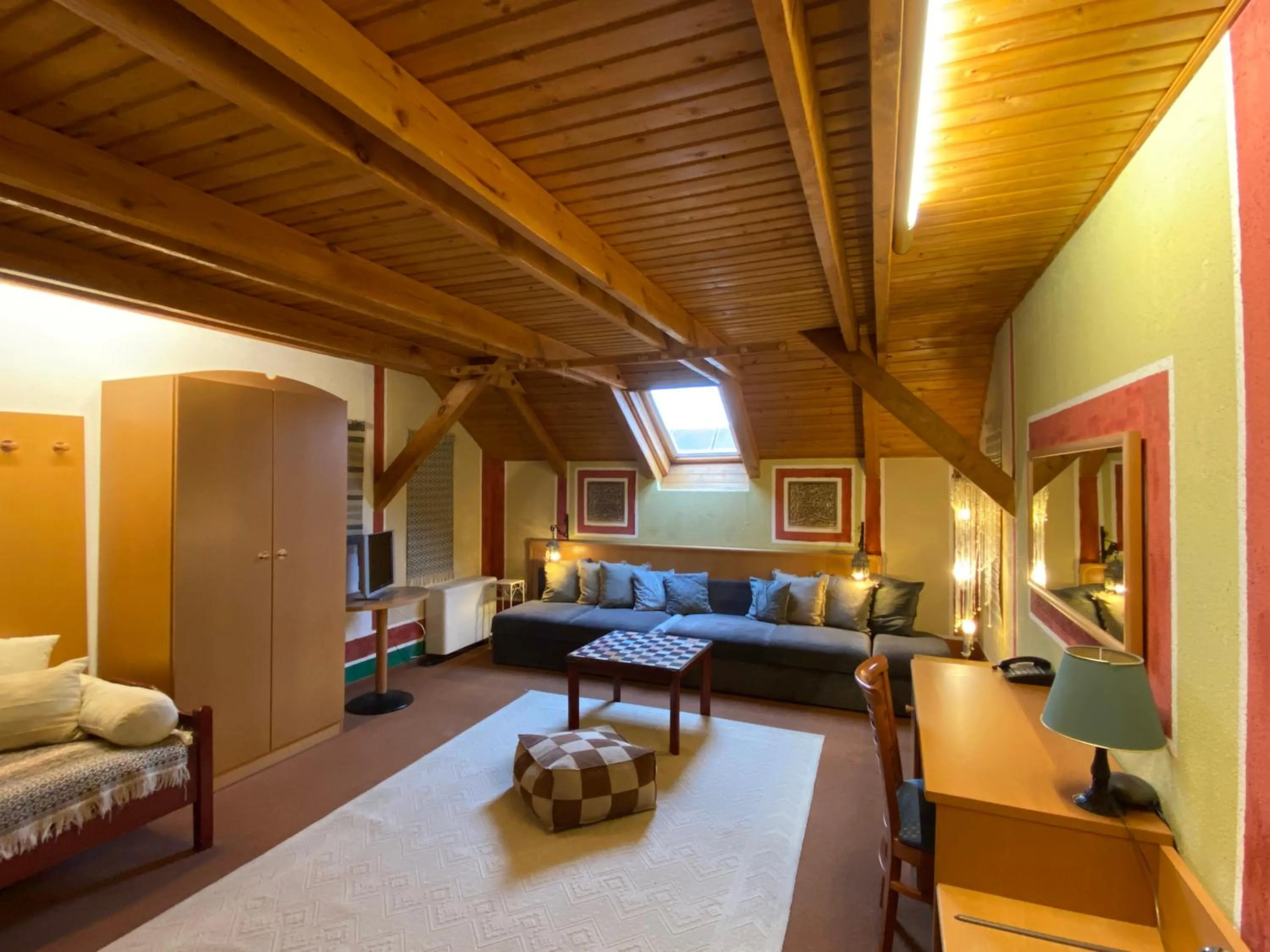 Living room, Bed in Janus Boutique Hotel & Spa