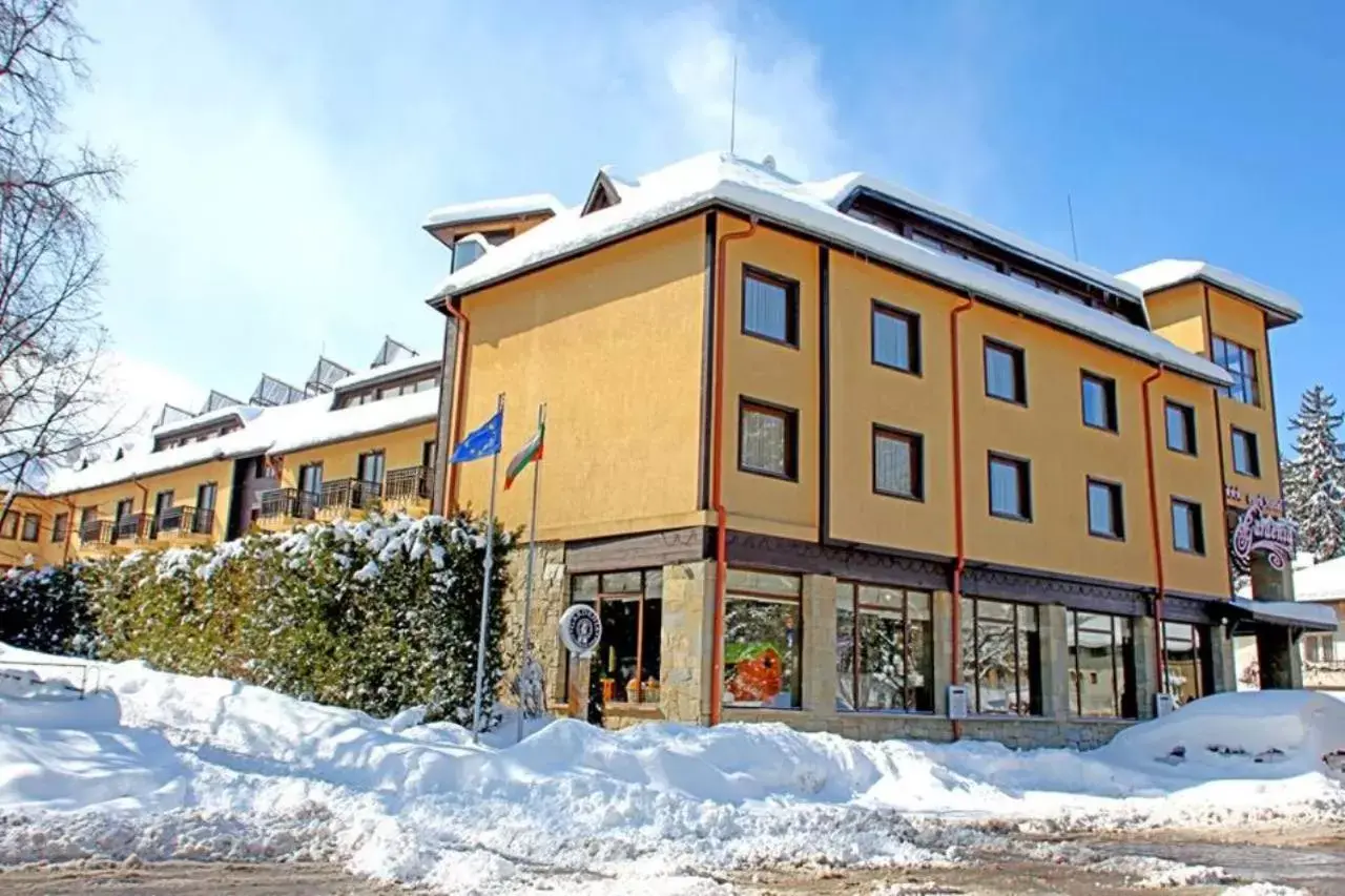 Property building, Winter in Gardenia Park Hotel