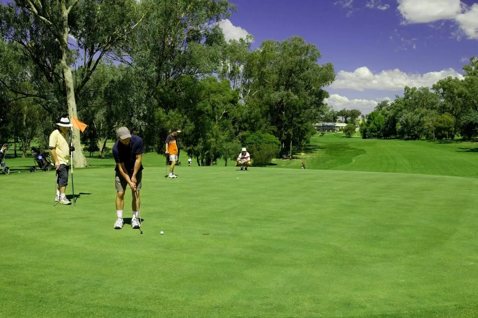 People, Golf in Commercial Golf Resort