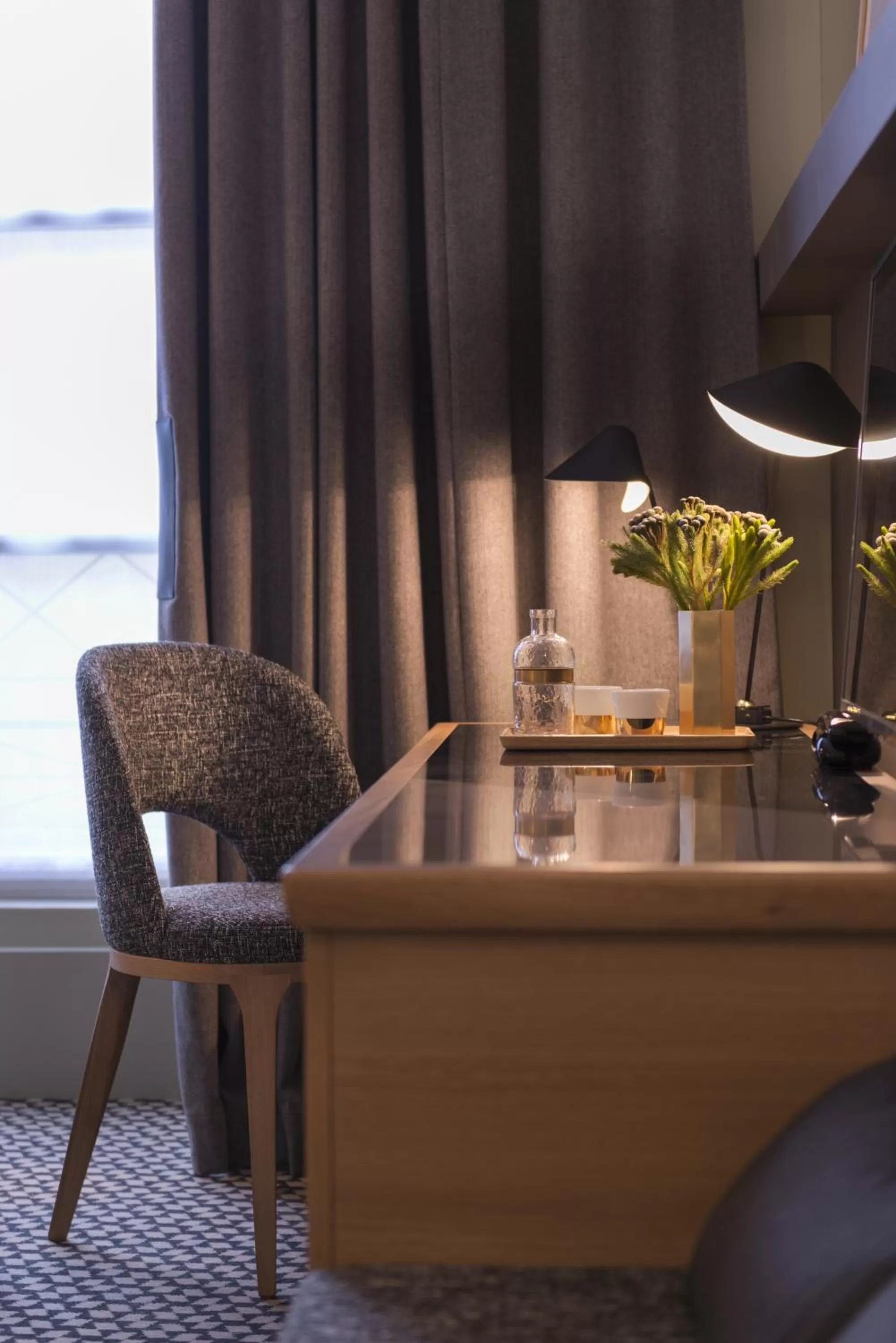 Decorative detail in Millésime Hôtel