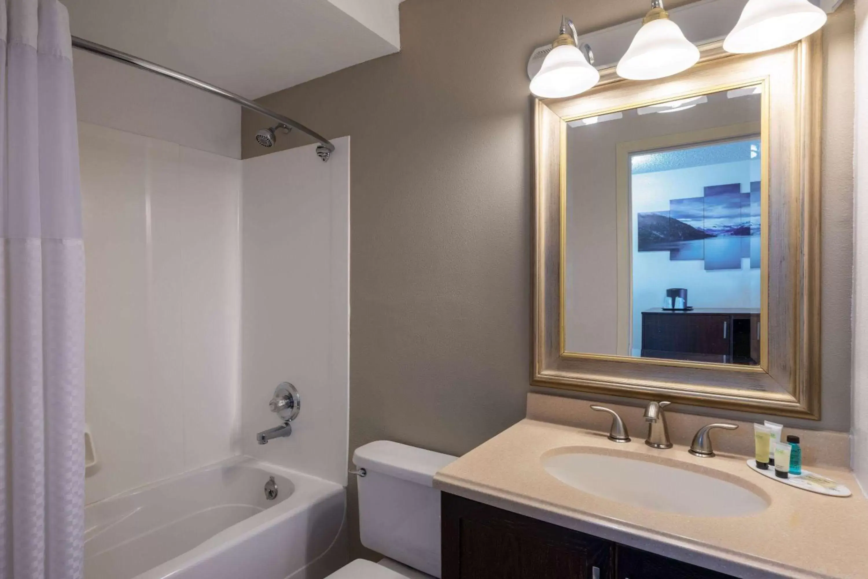 TV and multimedia, Bathroom in Ramada by Wyndham Juneau