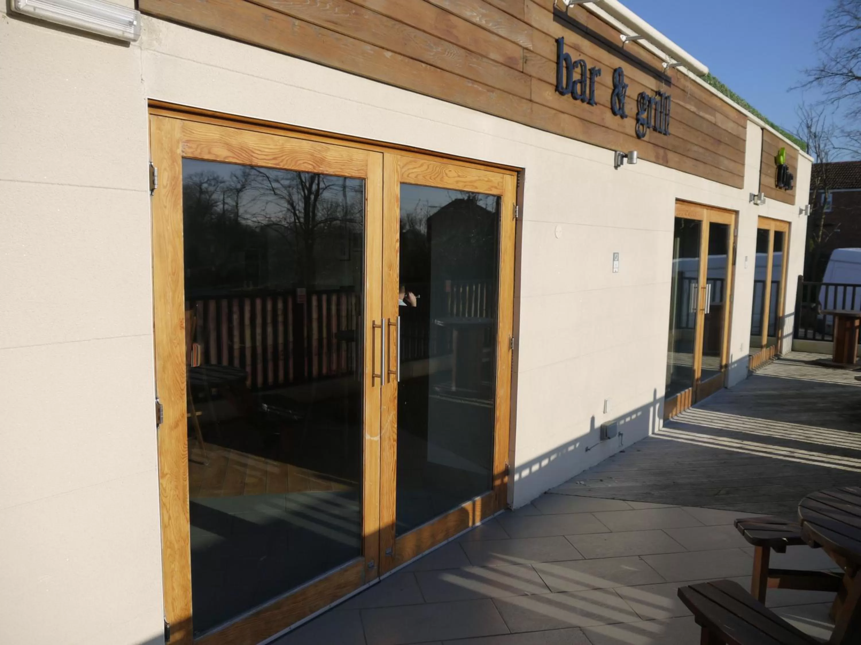 Facade/entrance in The Lodge