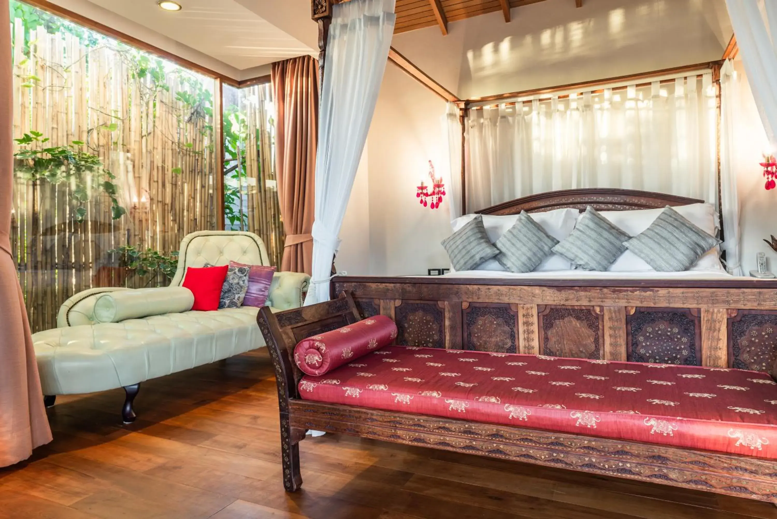 Bedroom, Seating Area in Tango Luxe Beach Villa, Koh Samui - SHA Extra Plus