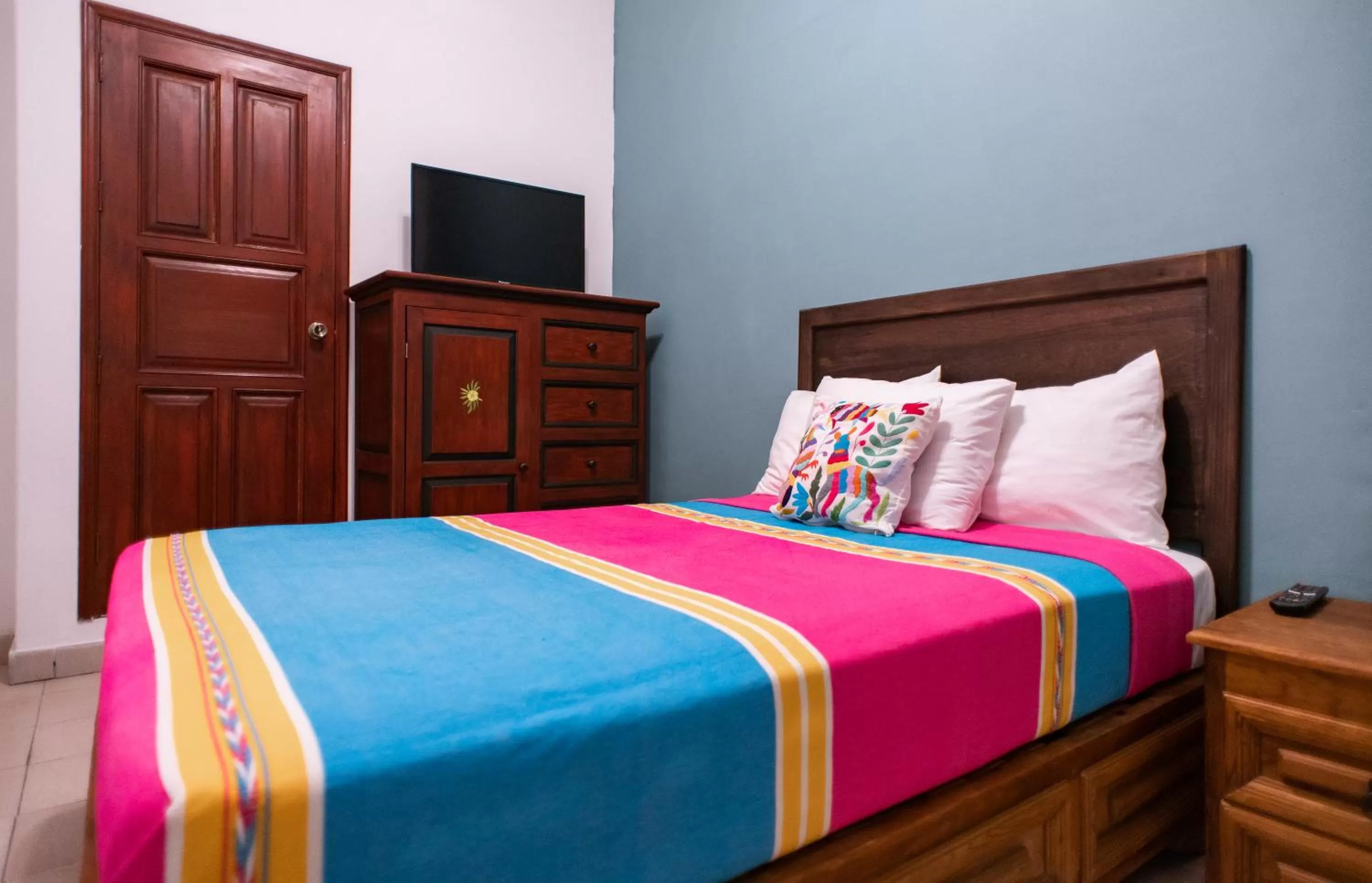 Bedroom, Bed in Posada San Miguelito