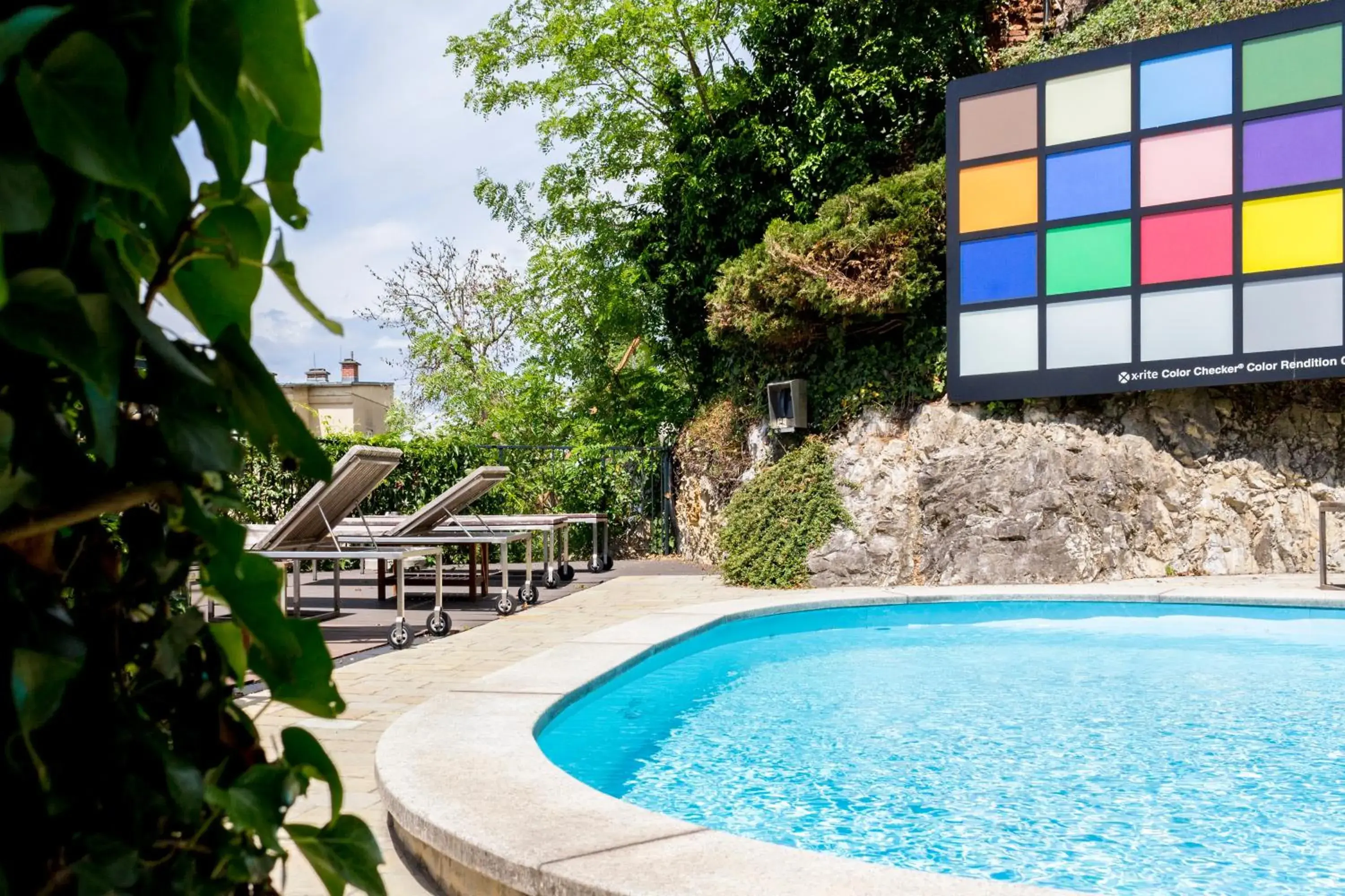 Garden, Swimming Pool in Schlossberghotel - Das Kunsthotel