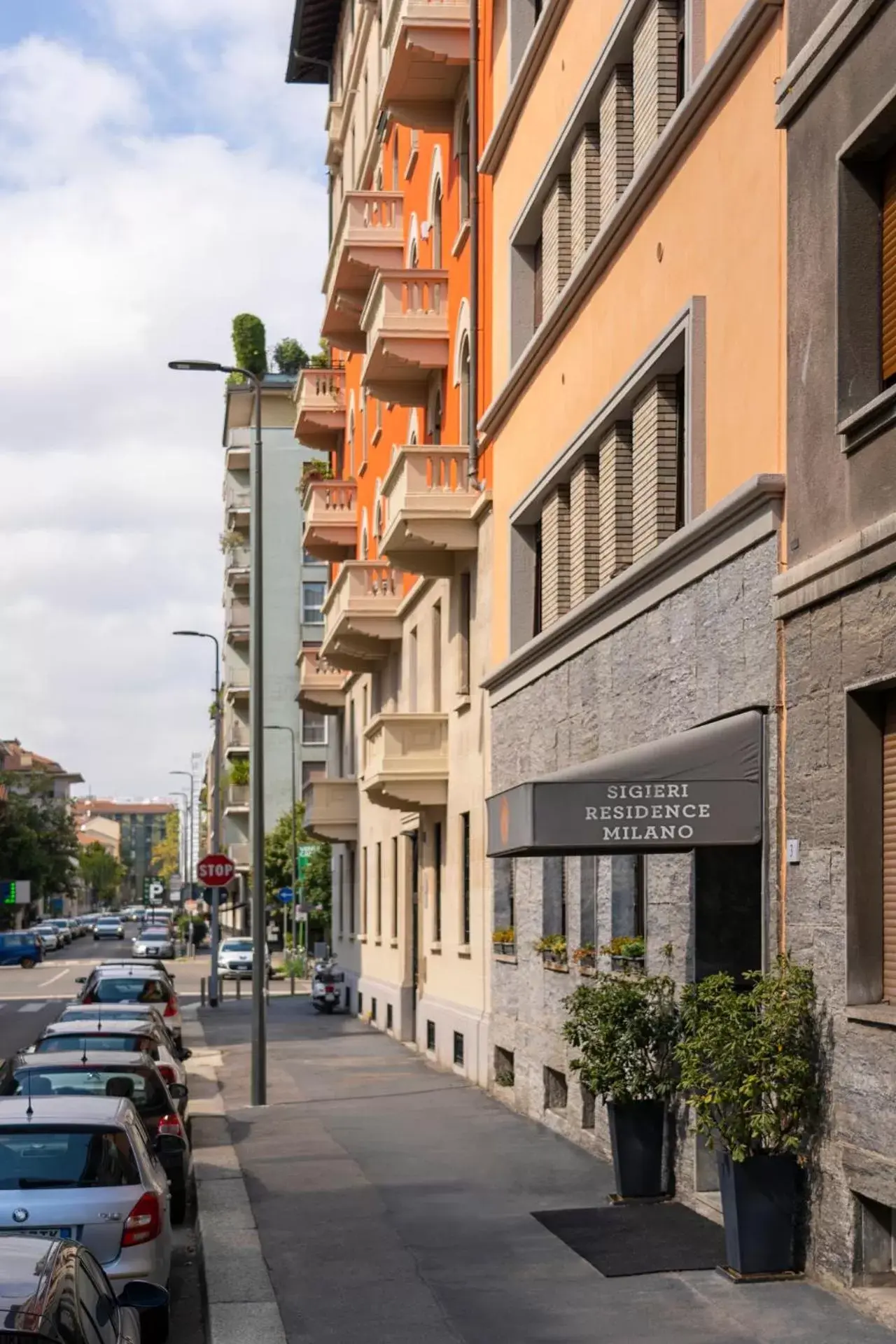 Facade/entrance in Sigieri Residence Milano