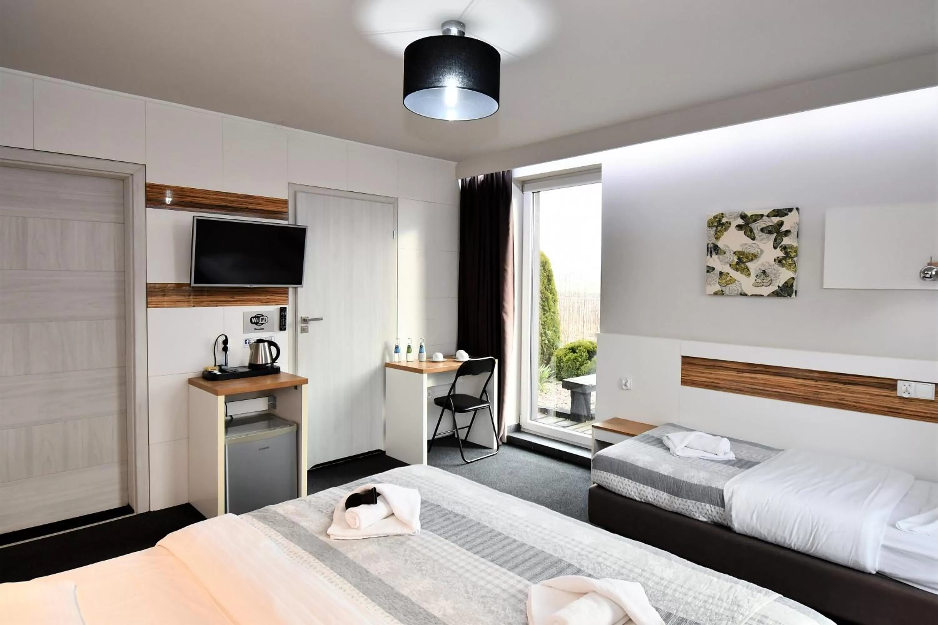 Bed in Sleepinn Gdansk Airport