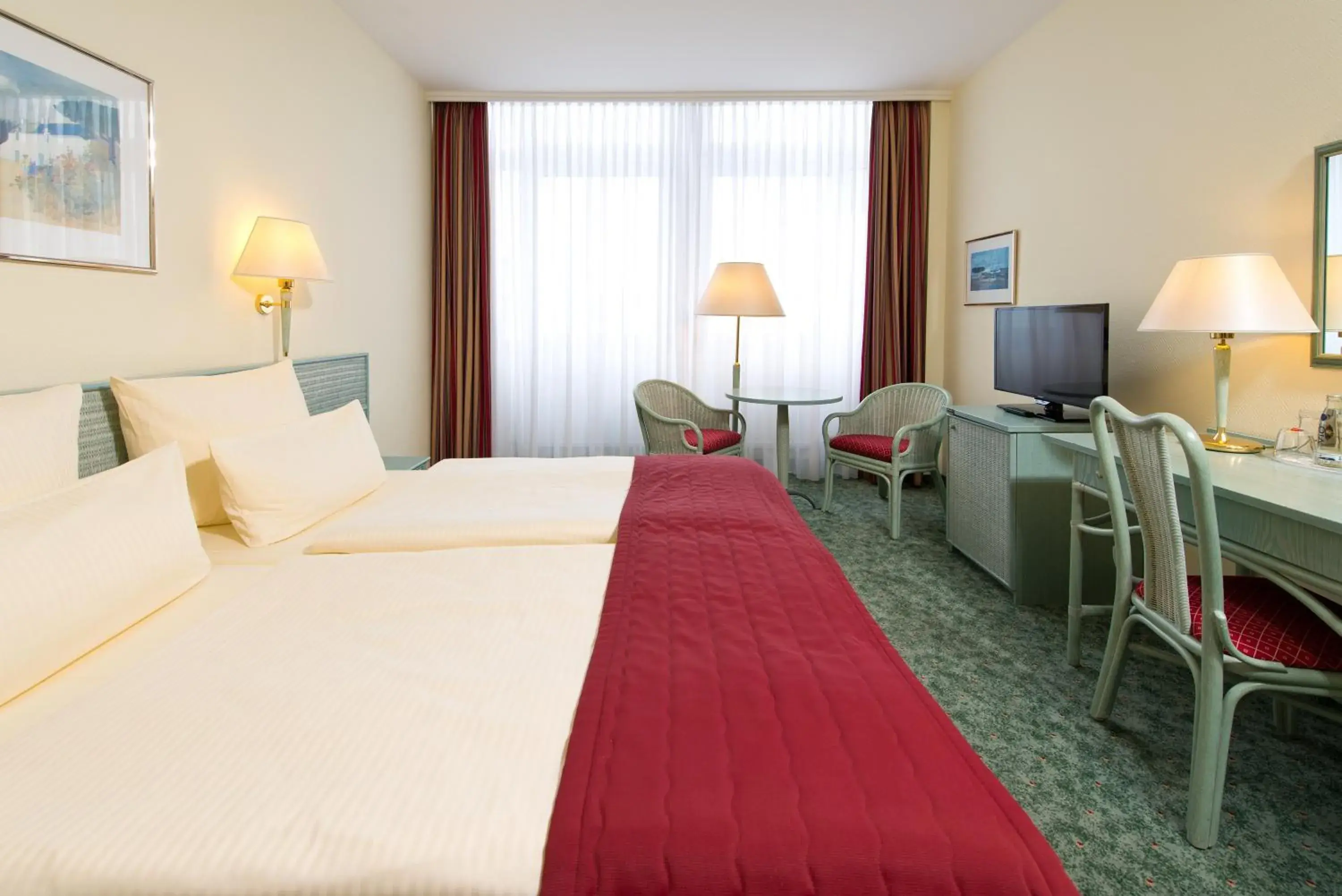 Photo of the whole room, Bed in Hotel Steglitz International