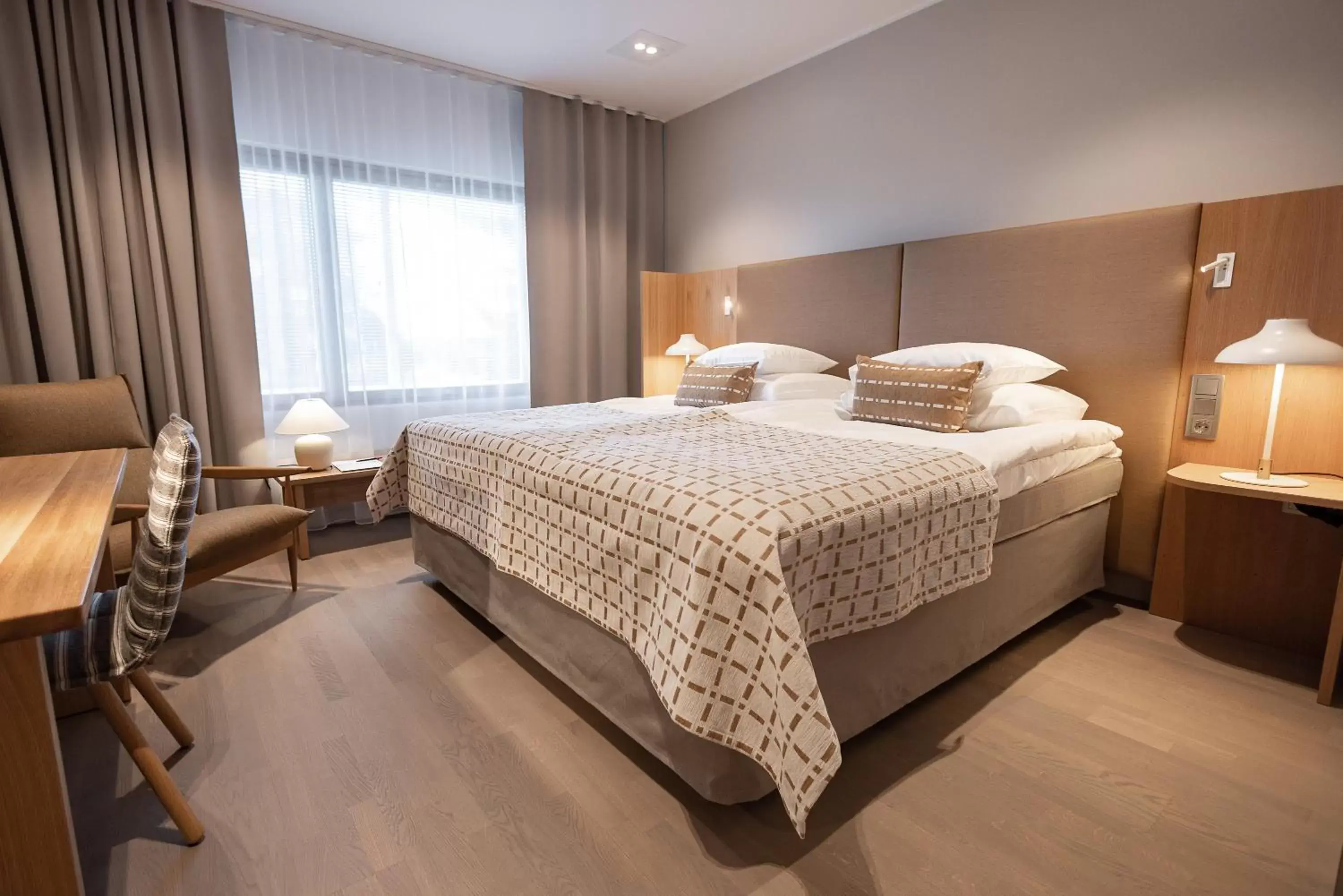 Bedroom, Bed in Original Sokos Hotel Lakeus Seinäjoki Bedroom, Bed in Original Sokos Hotel Lakeus Seinäjoki