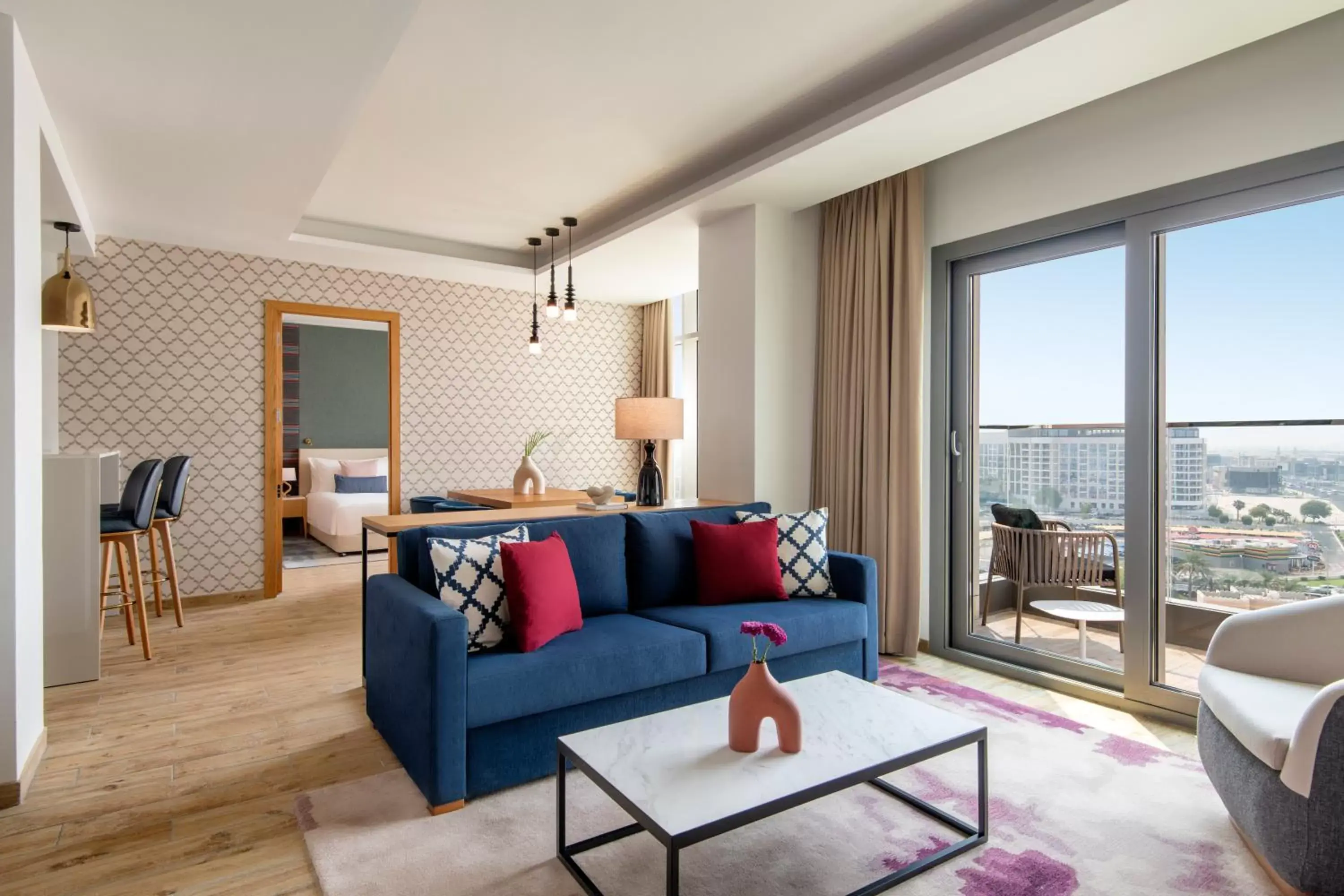 Living room, Seating Area in Abesq Doha Hotel and Residences