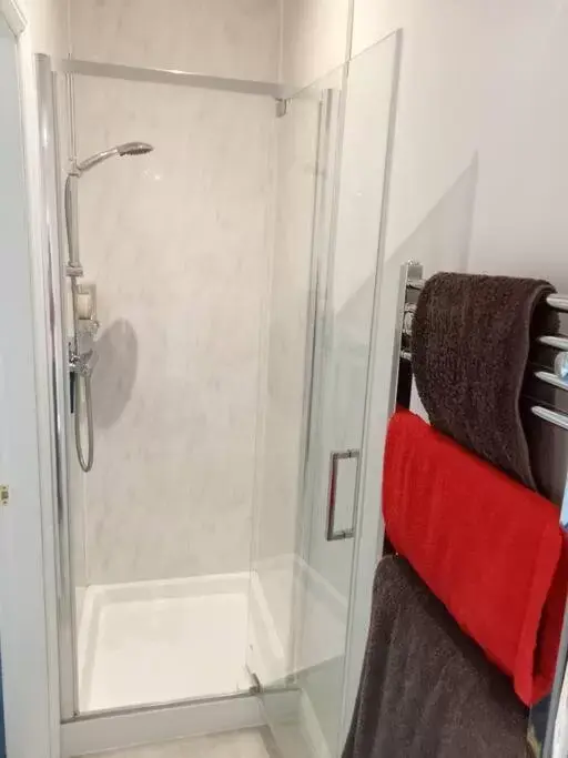 Shower, Bathroom in Private rooms with breakfast in Bishop Auckland