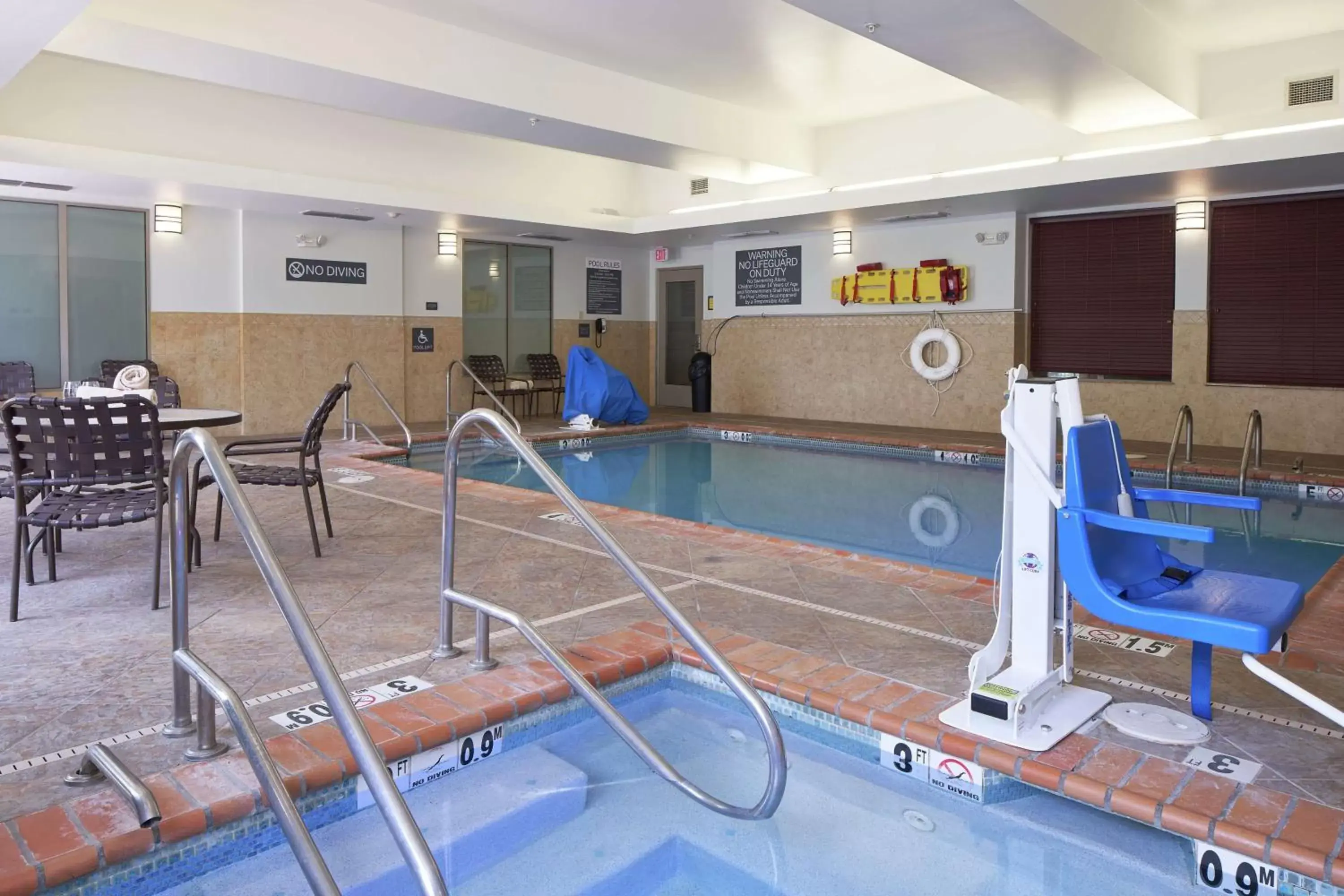 Pool view, Swimming Pool in Hilton Garden Inn Evansville