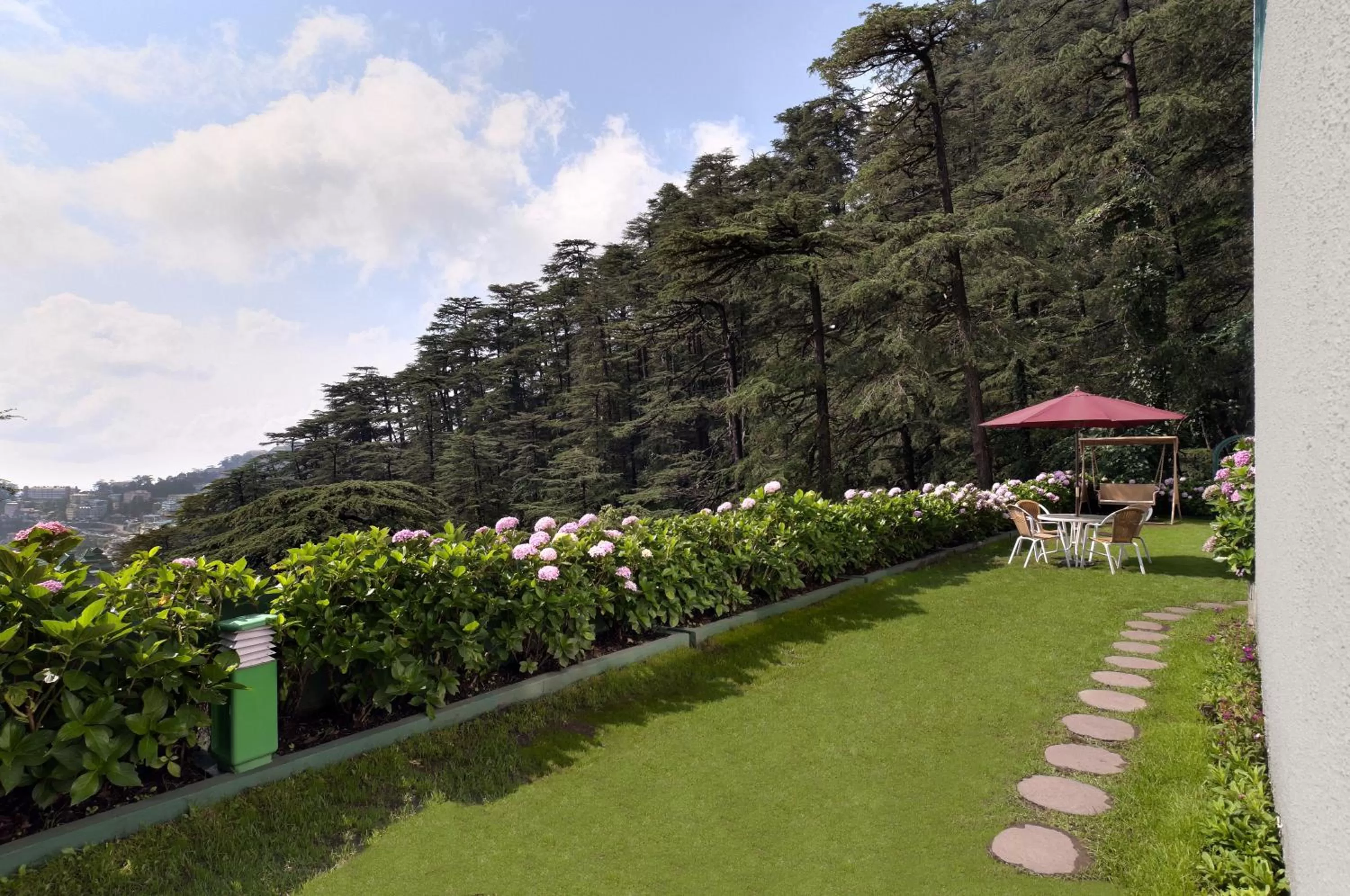 Garden in Honeymoon Inn Shimla