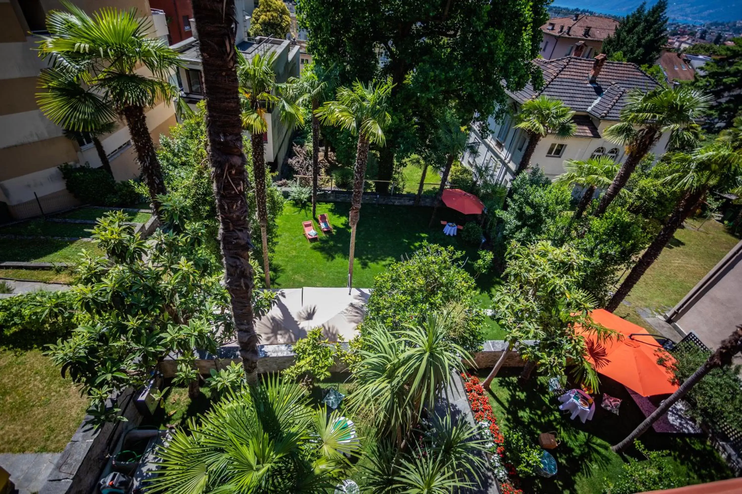 Garden, Bird's-eye View in Villa Muralto Rooms & Garden