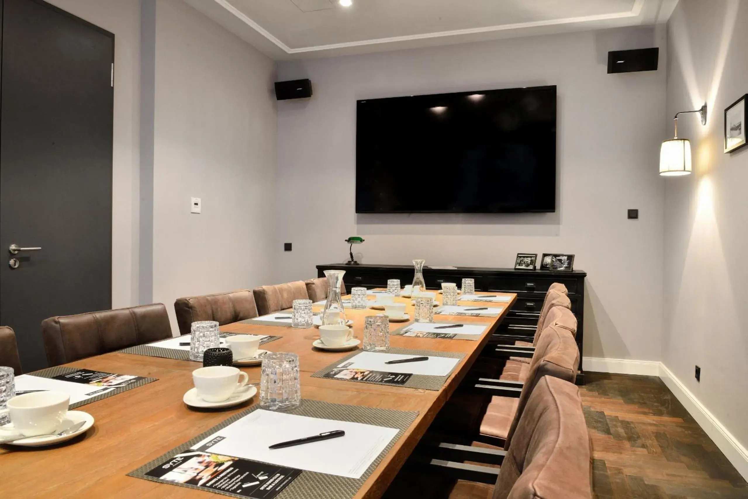 Meeting/conference room, Restaurant/Places to Eat in Syte Boutique Hotel Mannheim