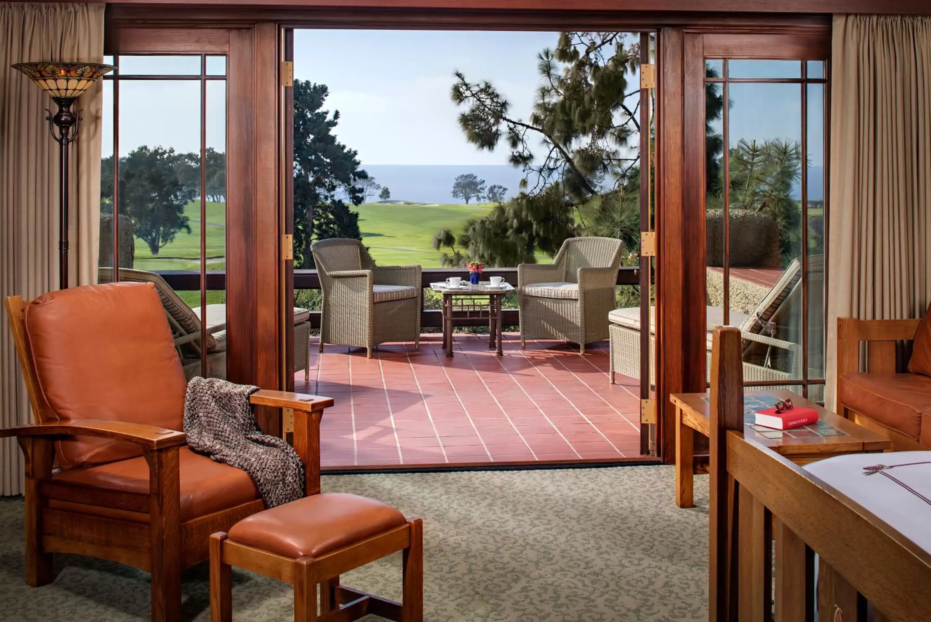 Patio in The Lodge at Torrey Pines