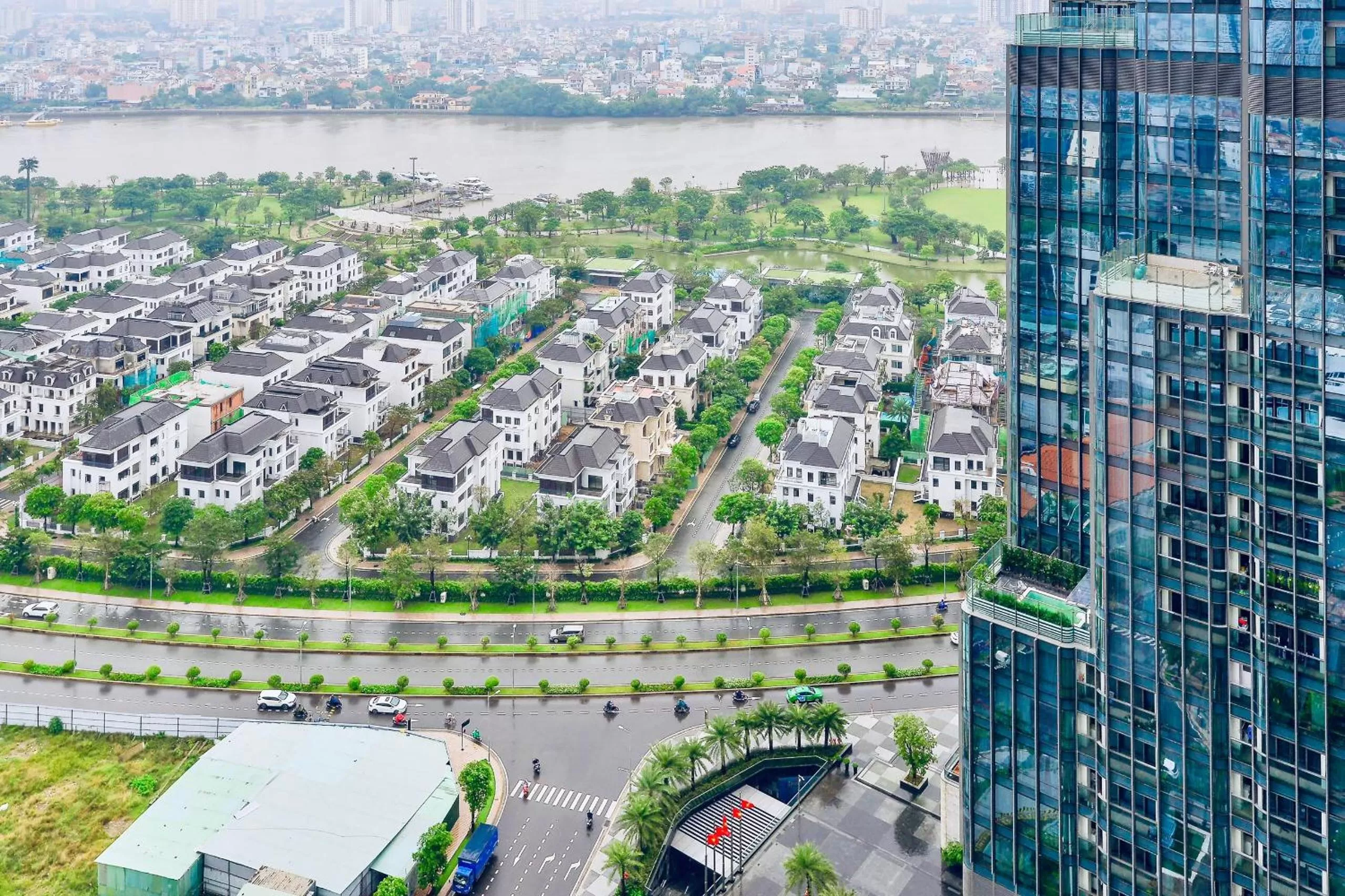 Property building, Bird's-eye View in Vinhomes Central Park-Nice Homes