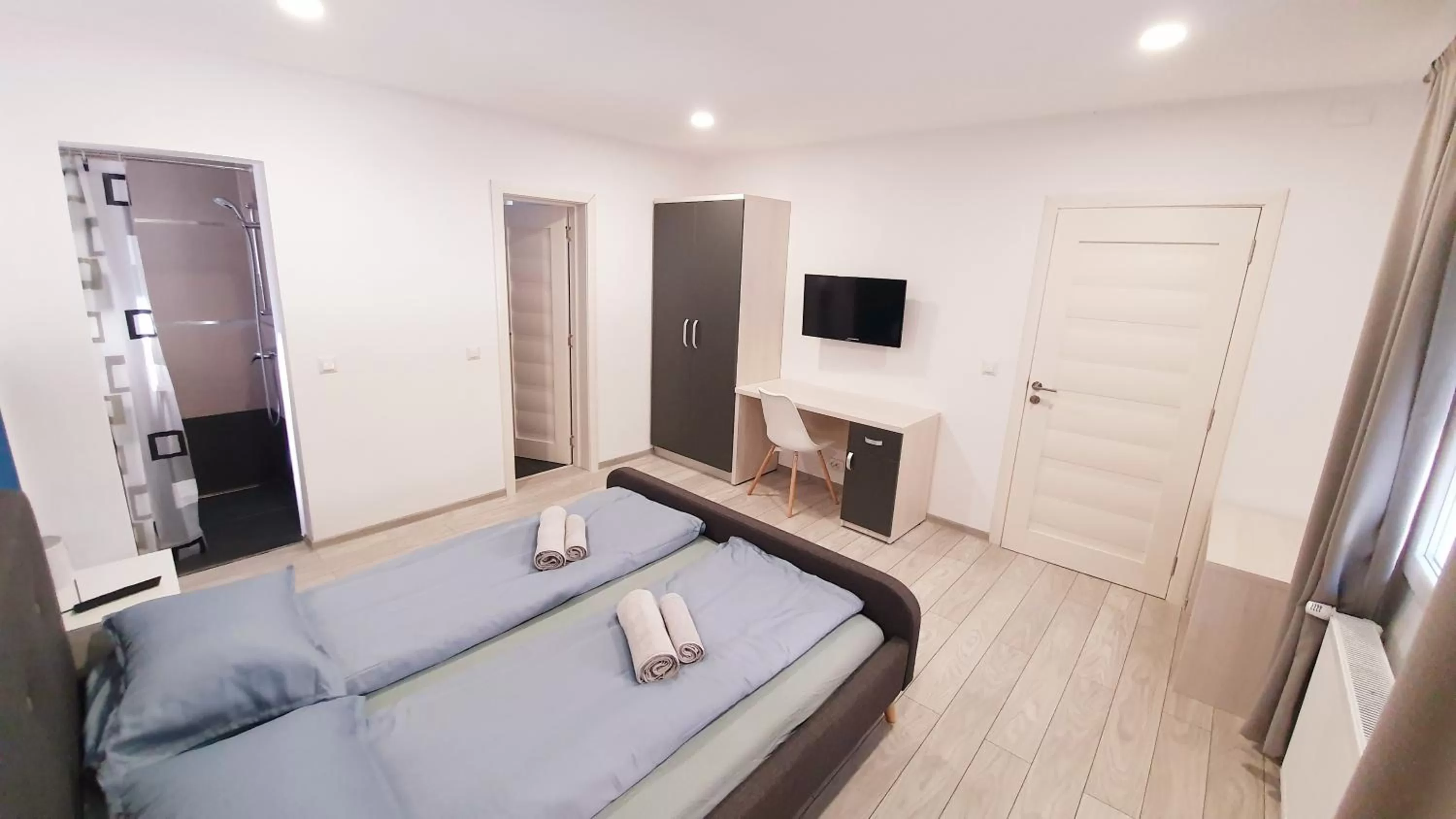 Photo of the whole room, Bed in Marcos Apartments Victoriei - self check-in