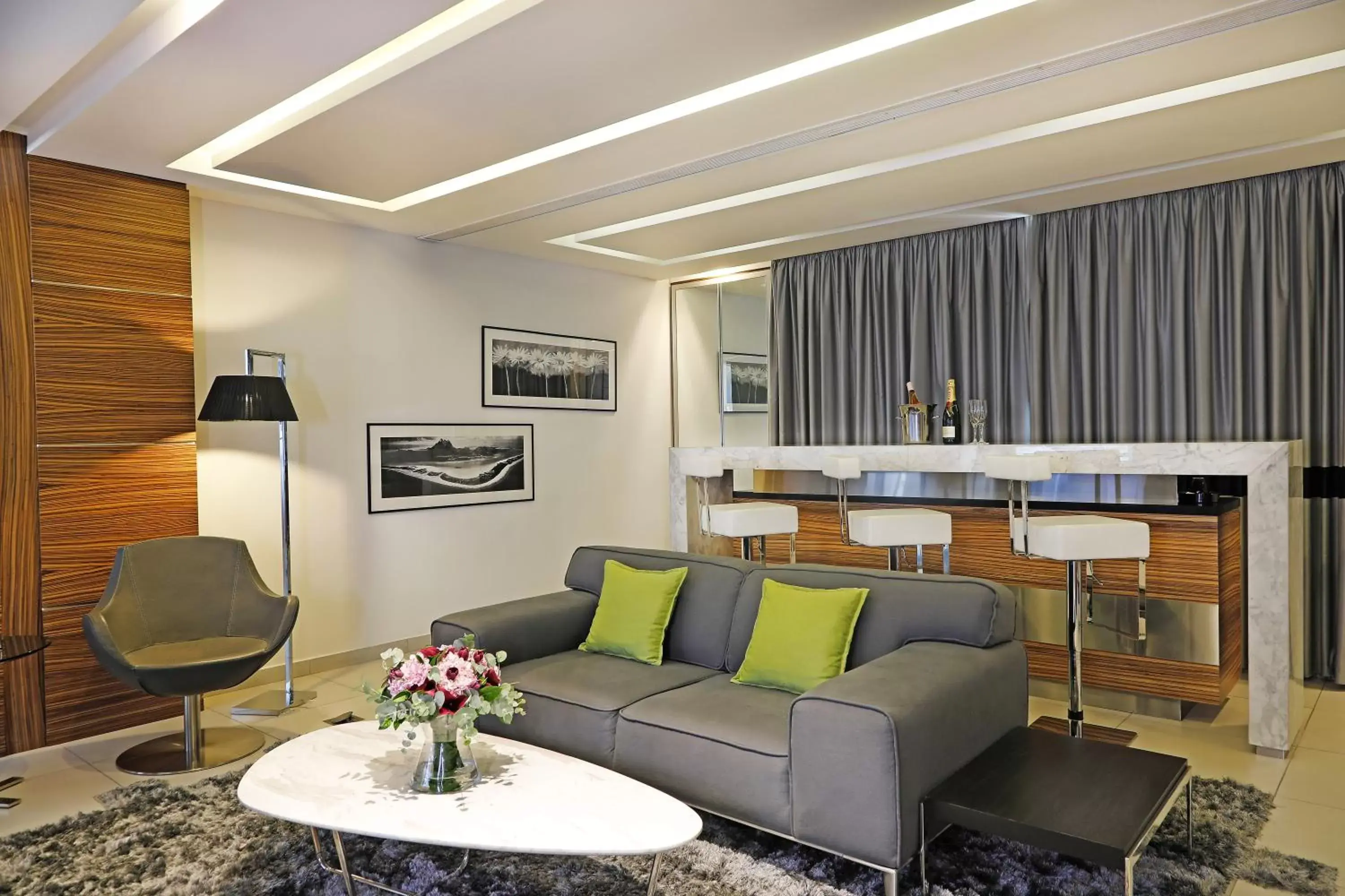 Living room, Seating Area in Warwick Stone 55 Hotel Beirut