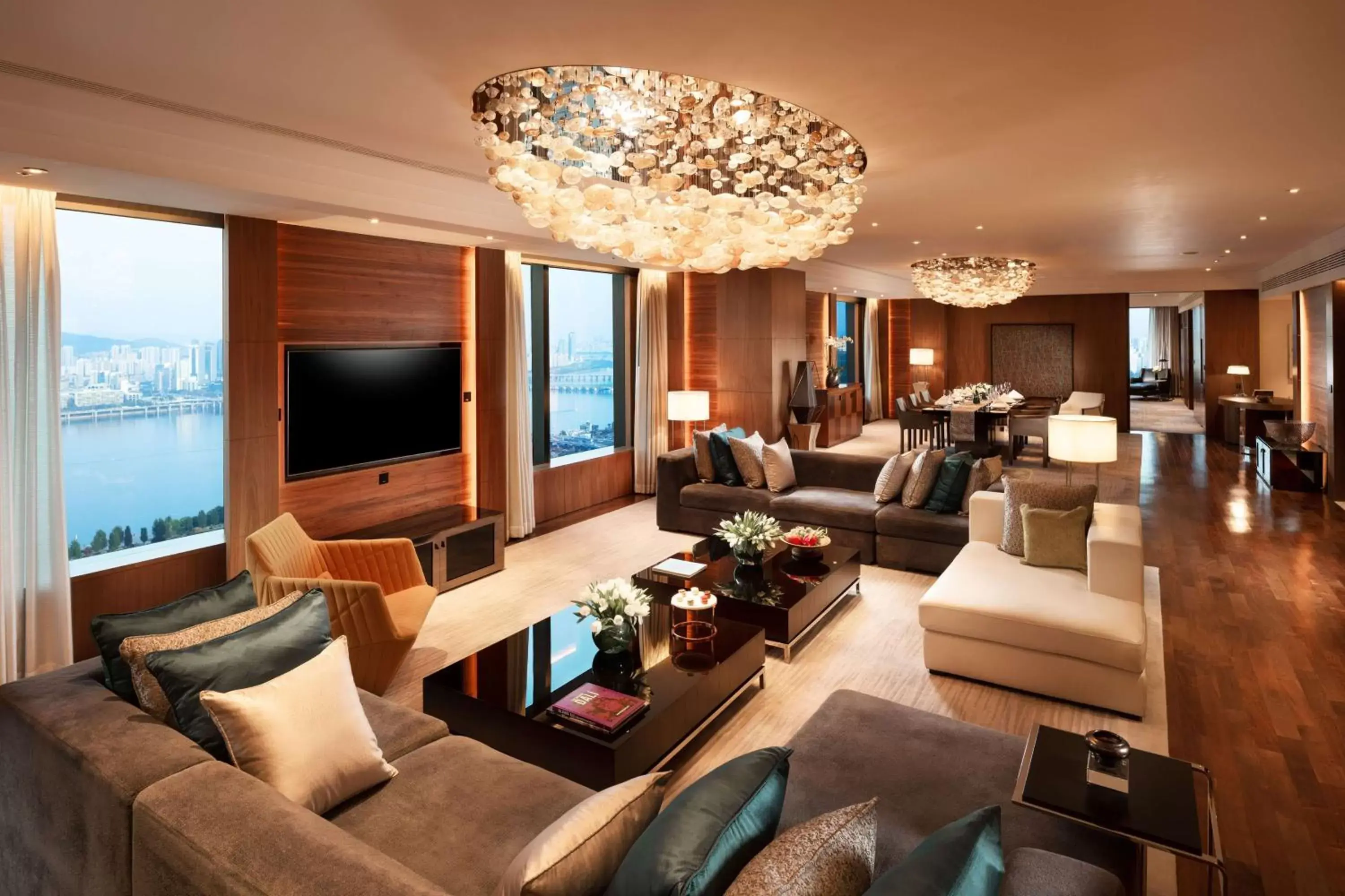 Living room, Seating Area in Conrad Seoul