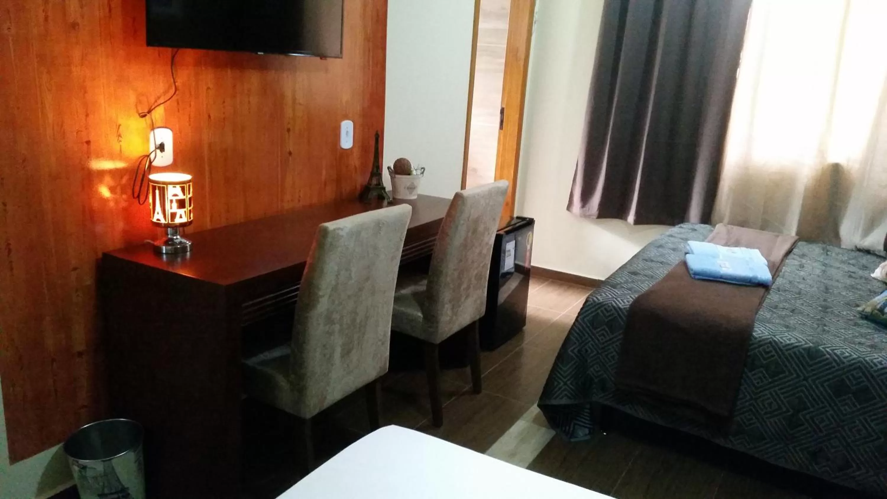 Decorative detail, Bed in Hotel Buriti Itupeva