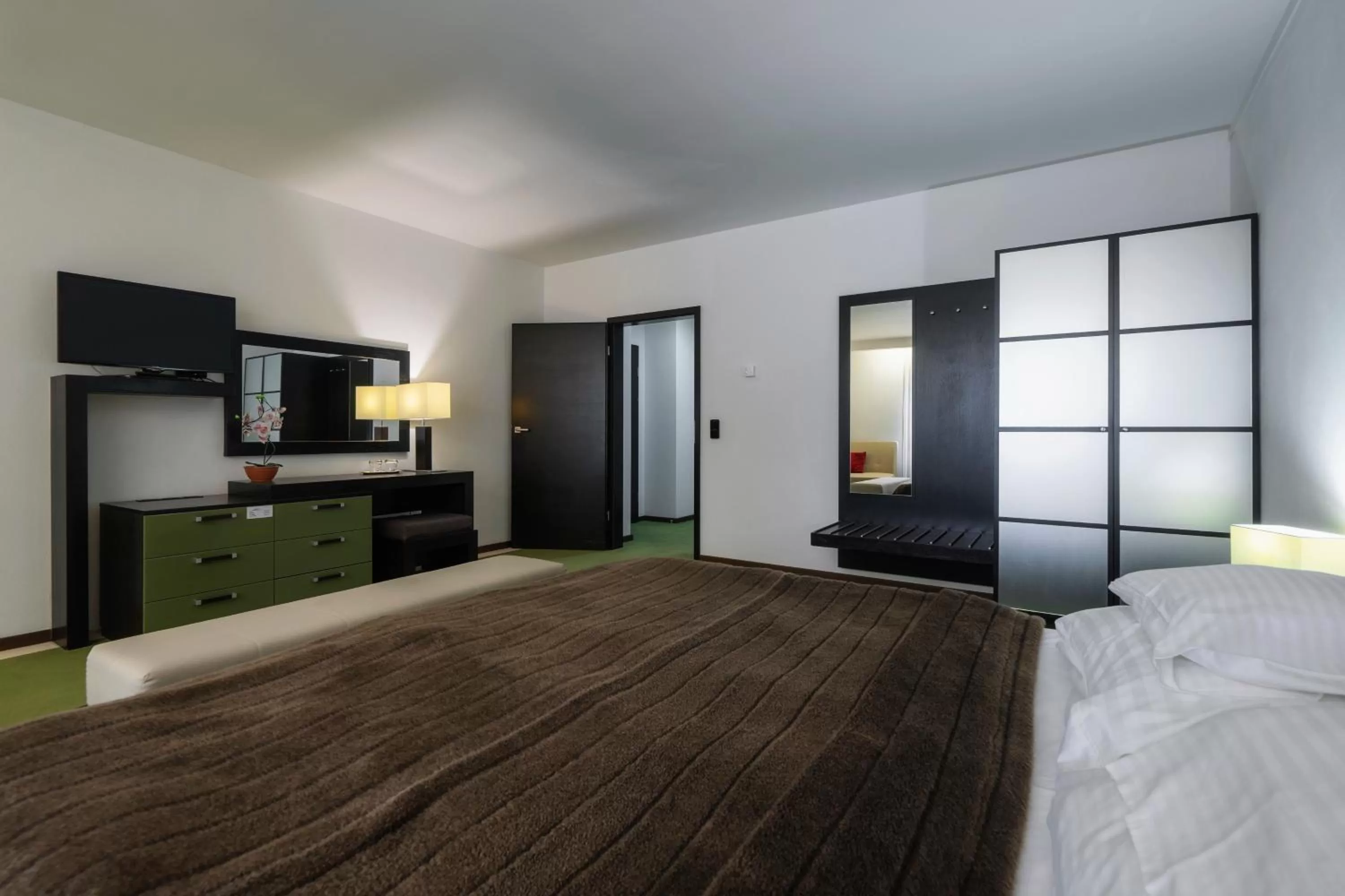 Bed in Hotel Astory Plzeň