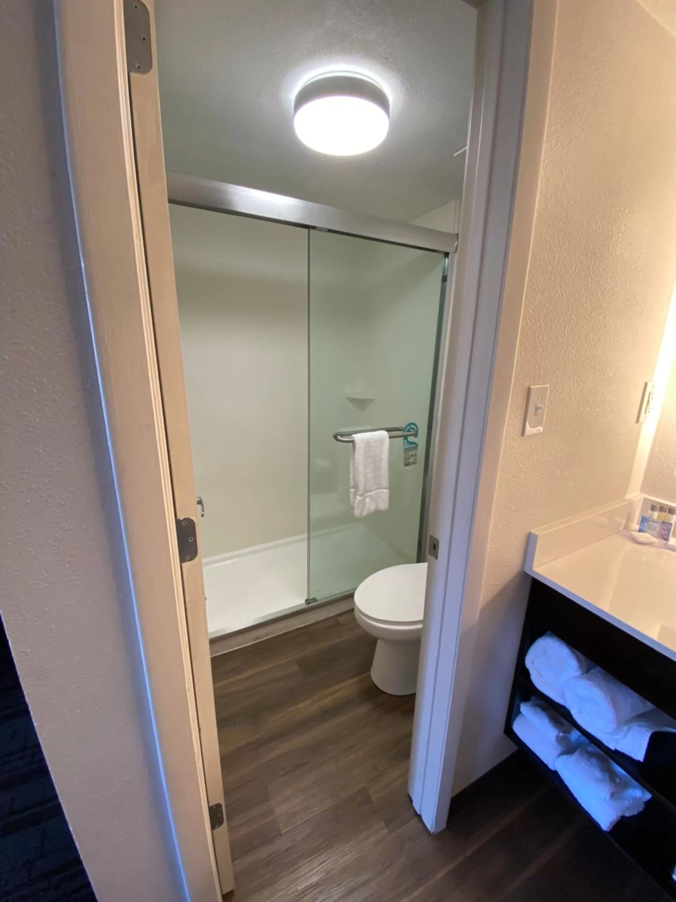 Shower in Hotel South Tampa & Suites